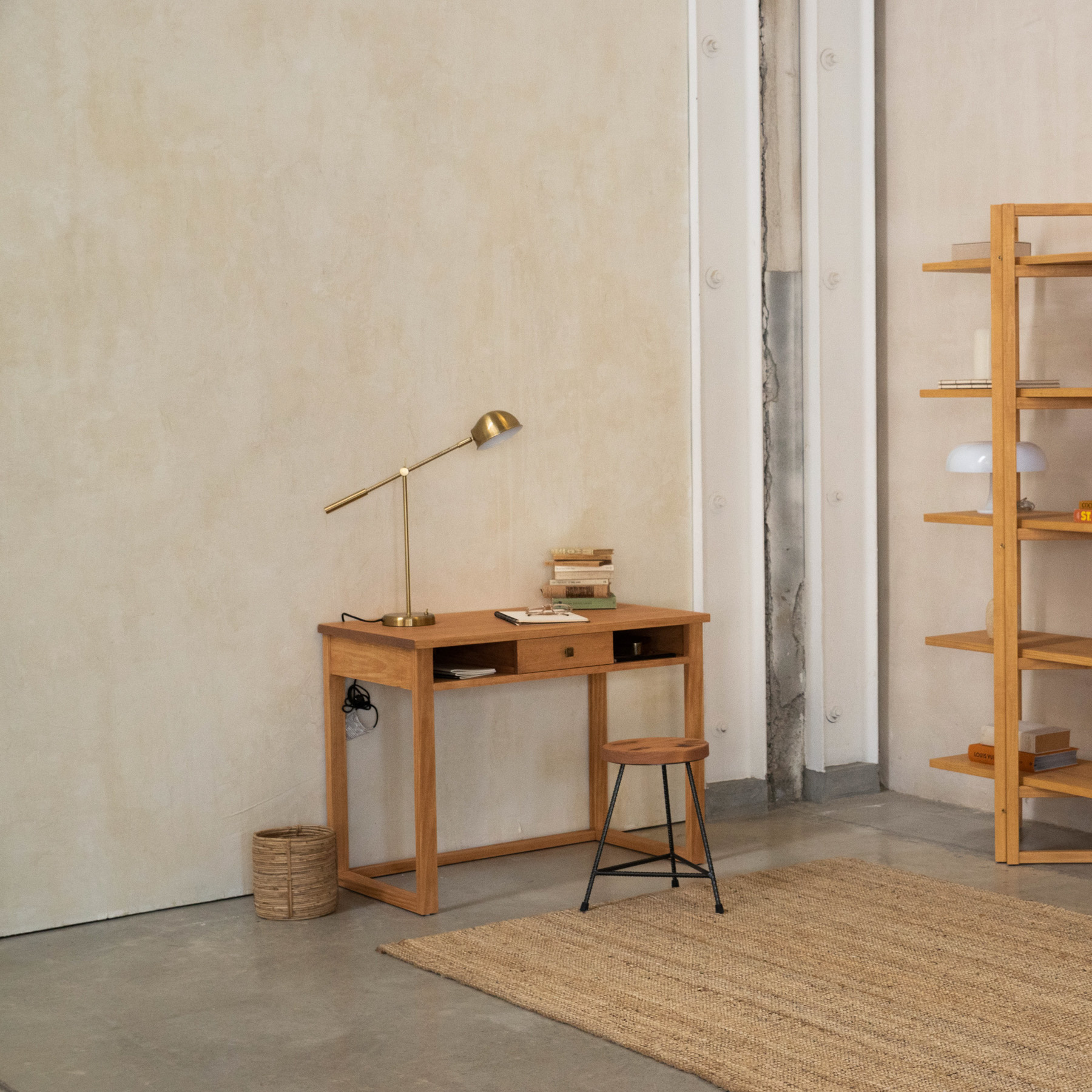 Rowdy Schreibtisch Holz Bourbon Kiefer