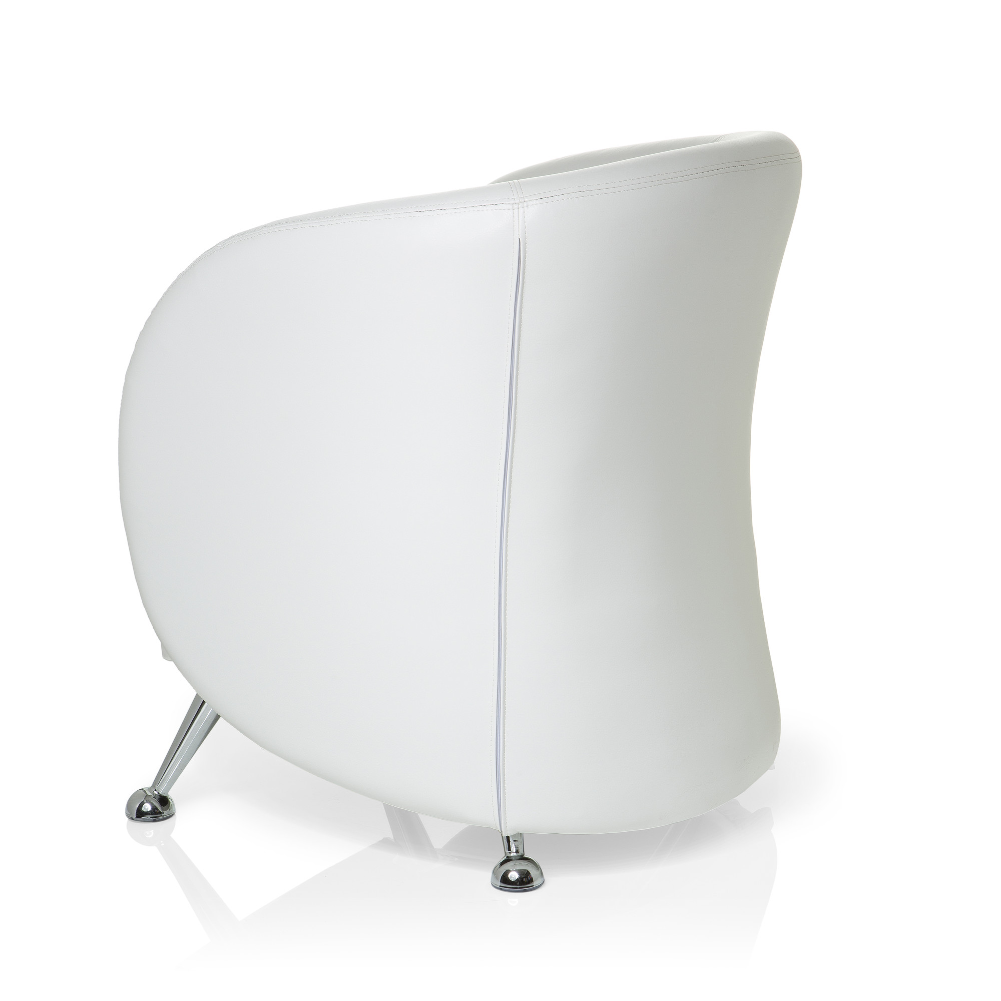 St. Lucia Office chair Faux leather White