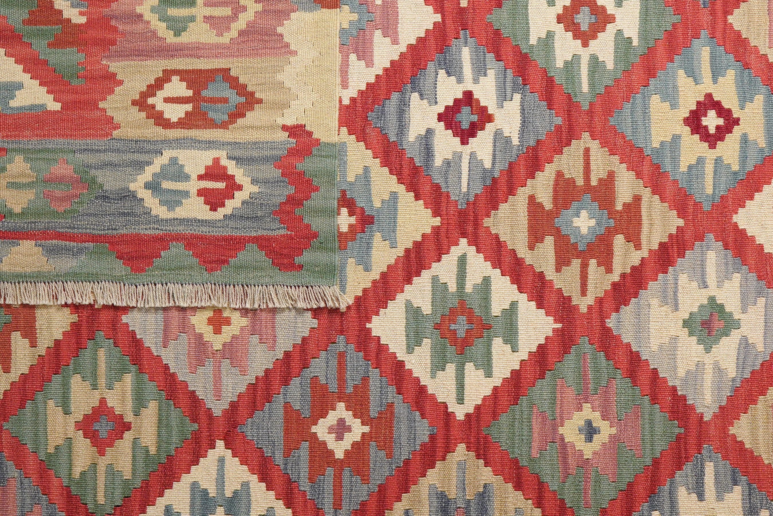 Kelim Gashgai Wool Multicolored