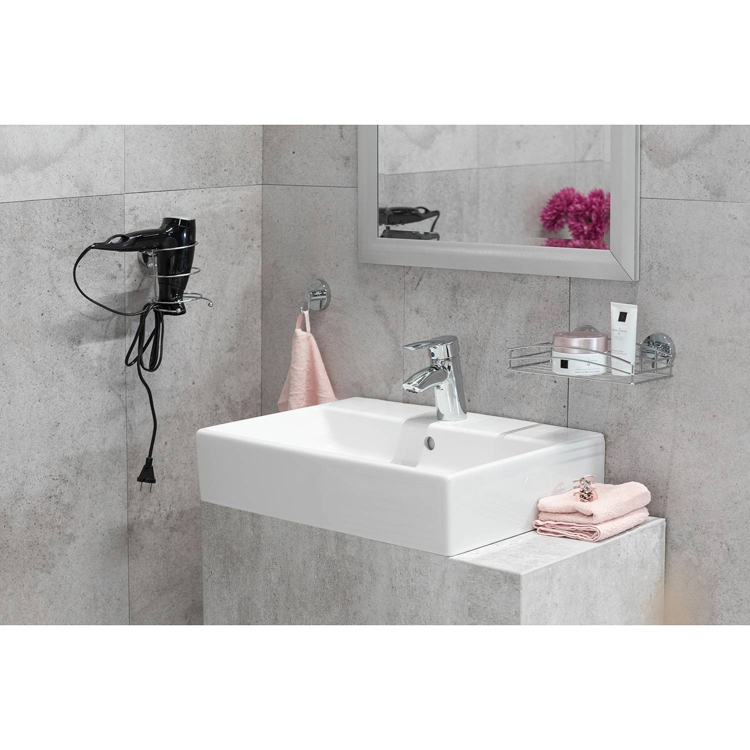 Vacuum-Loc Haken Glostrup (2er-Set) ABS Silber