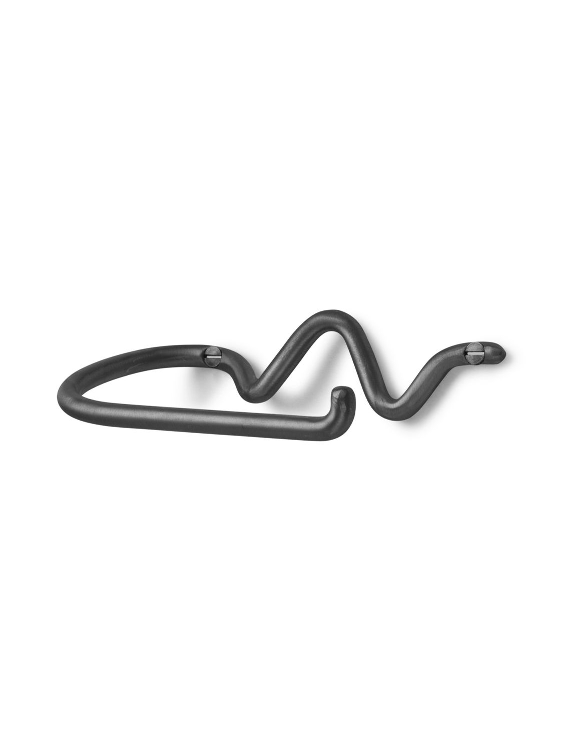 Curvature Toilettenpapierhalter Schwarz
