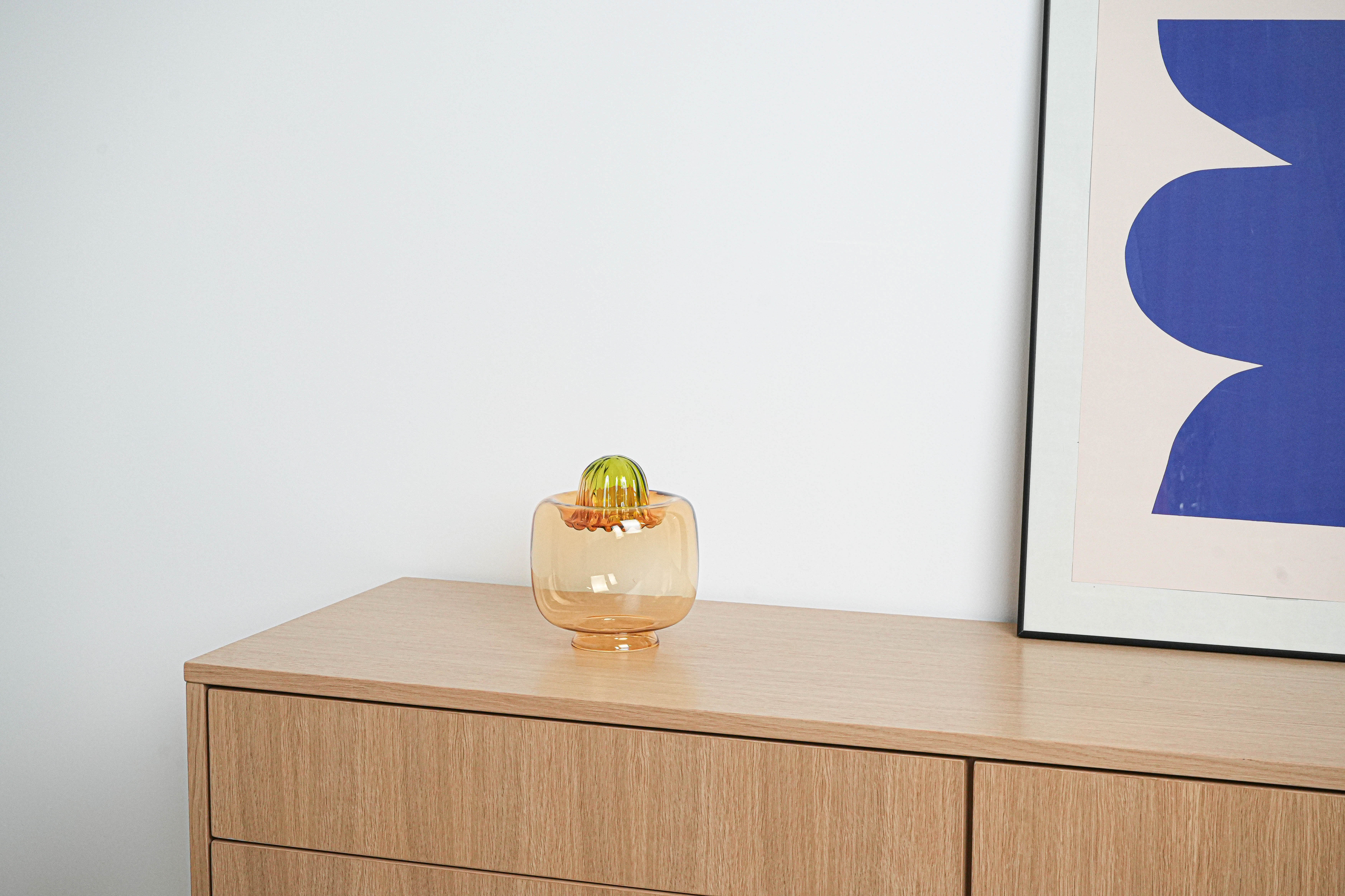 Glas-Tischdeko 1970er Jahre