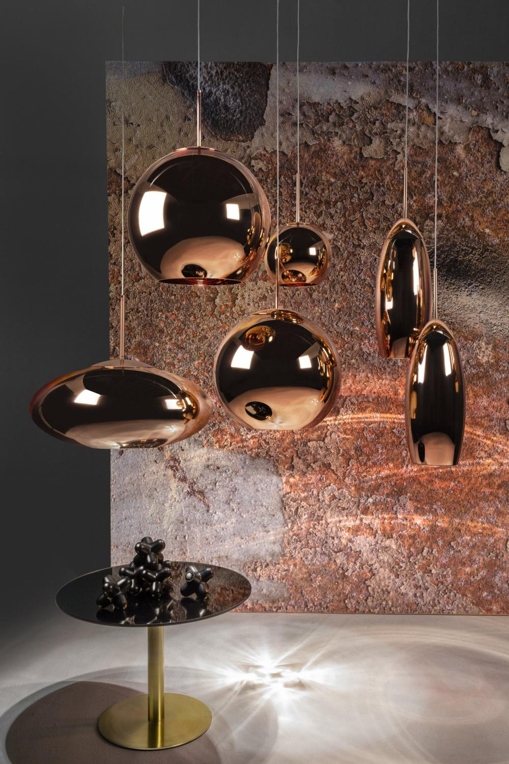 Copper Led Pendelleuchte Bronze