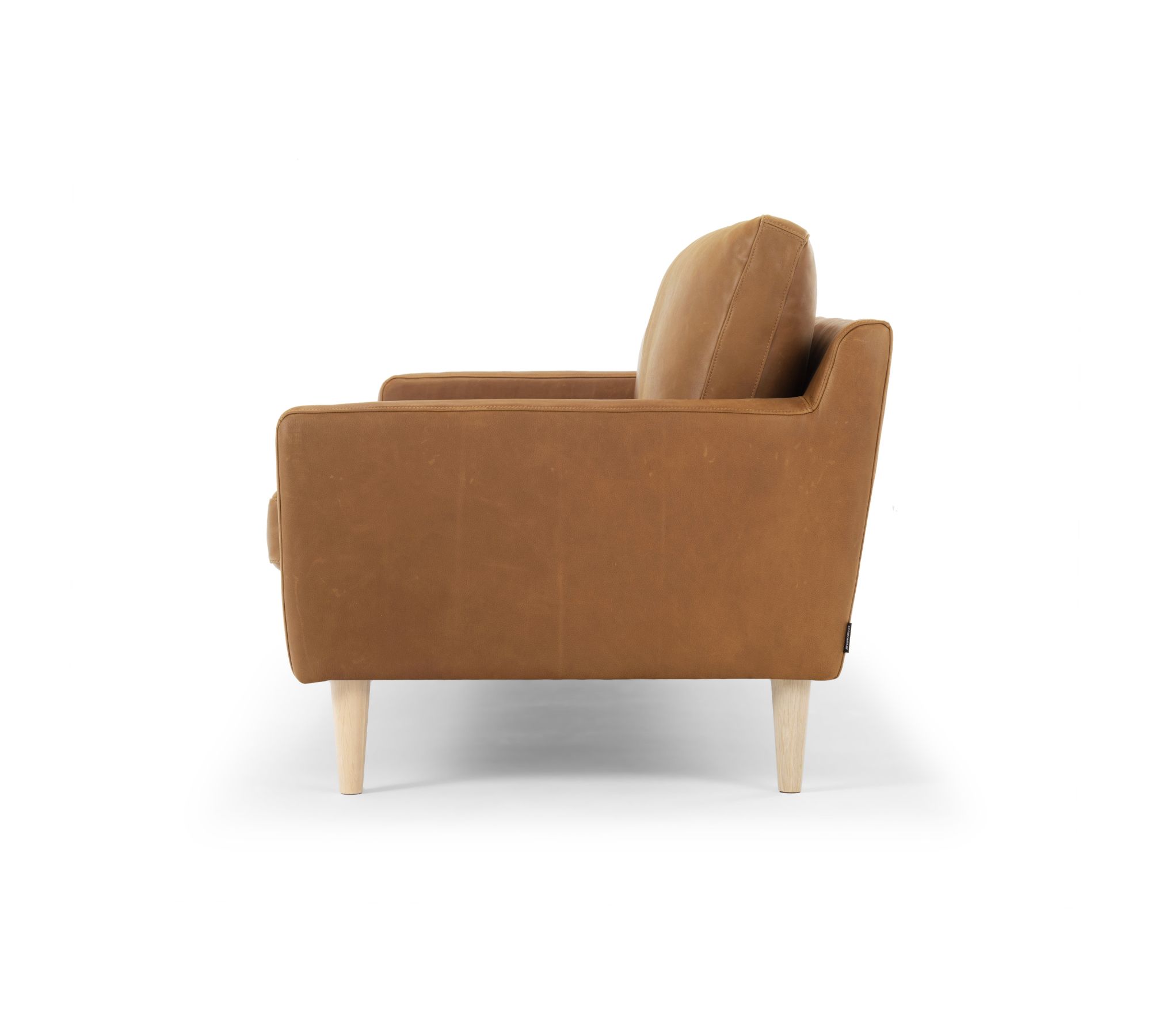 Astha Sofa 3-Sitzer Leder Bronze