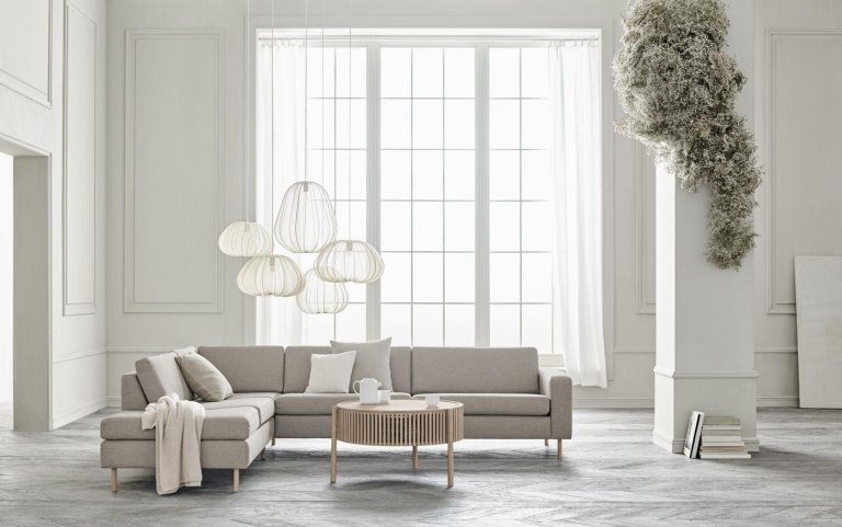 Balloon pendant lamp Ø57cm Grey