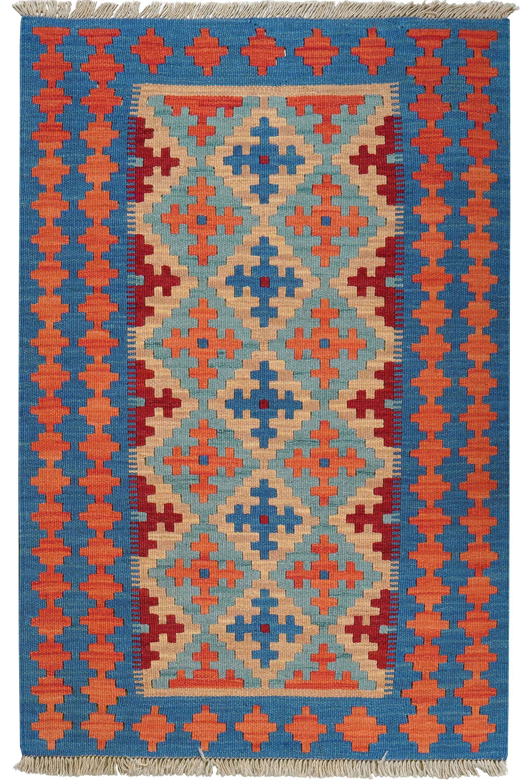 Kilim Gashgai Teppich Mehrfarbig