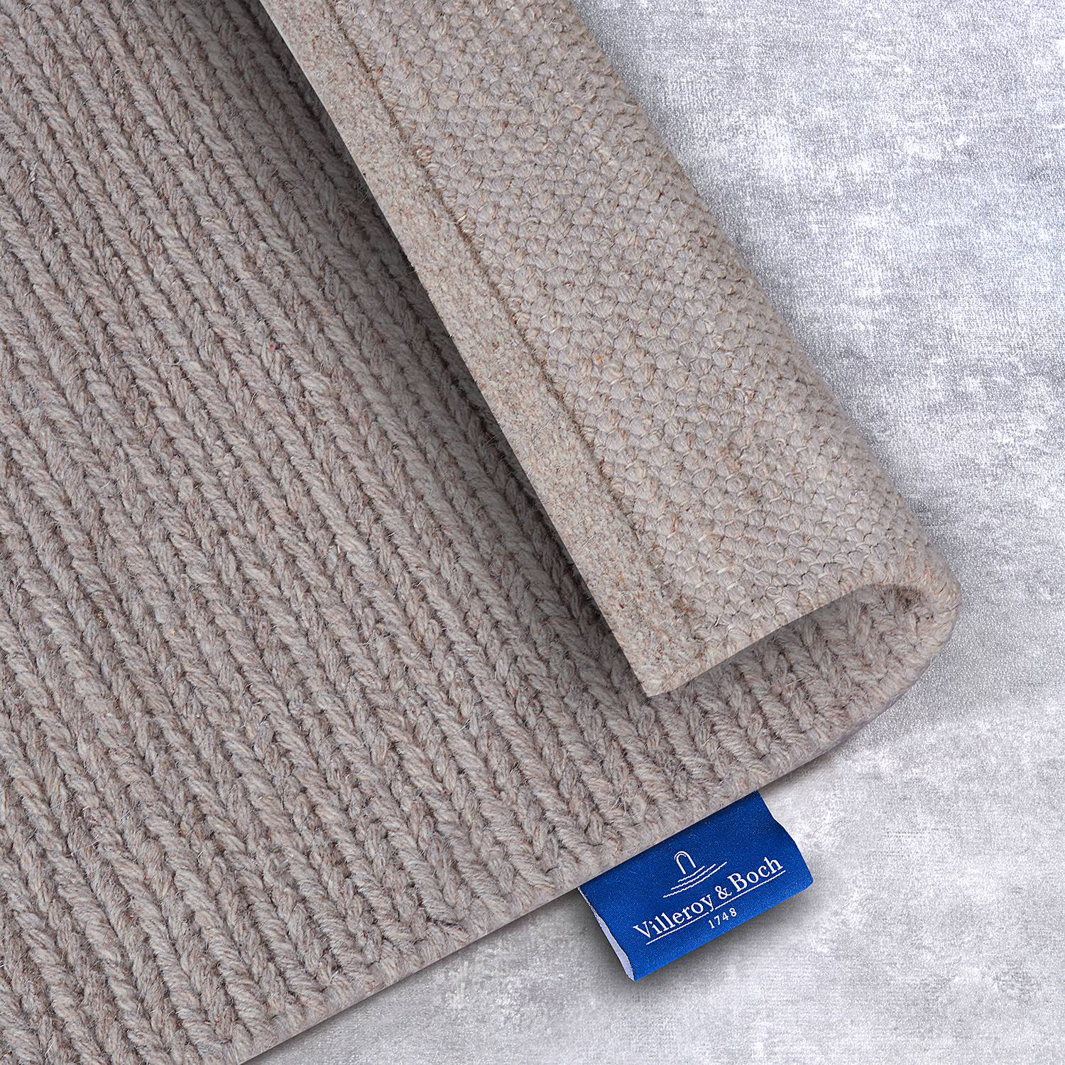 Läufer Francois Wolle Beige