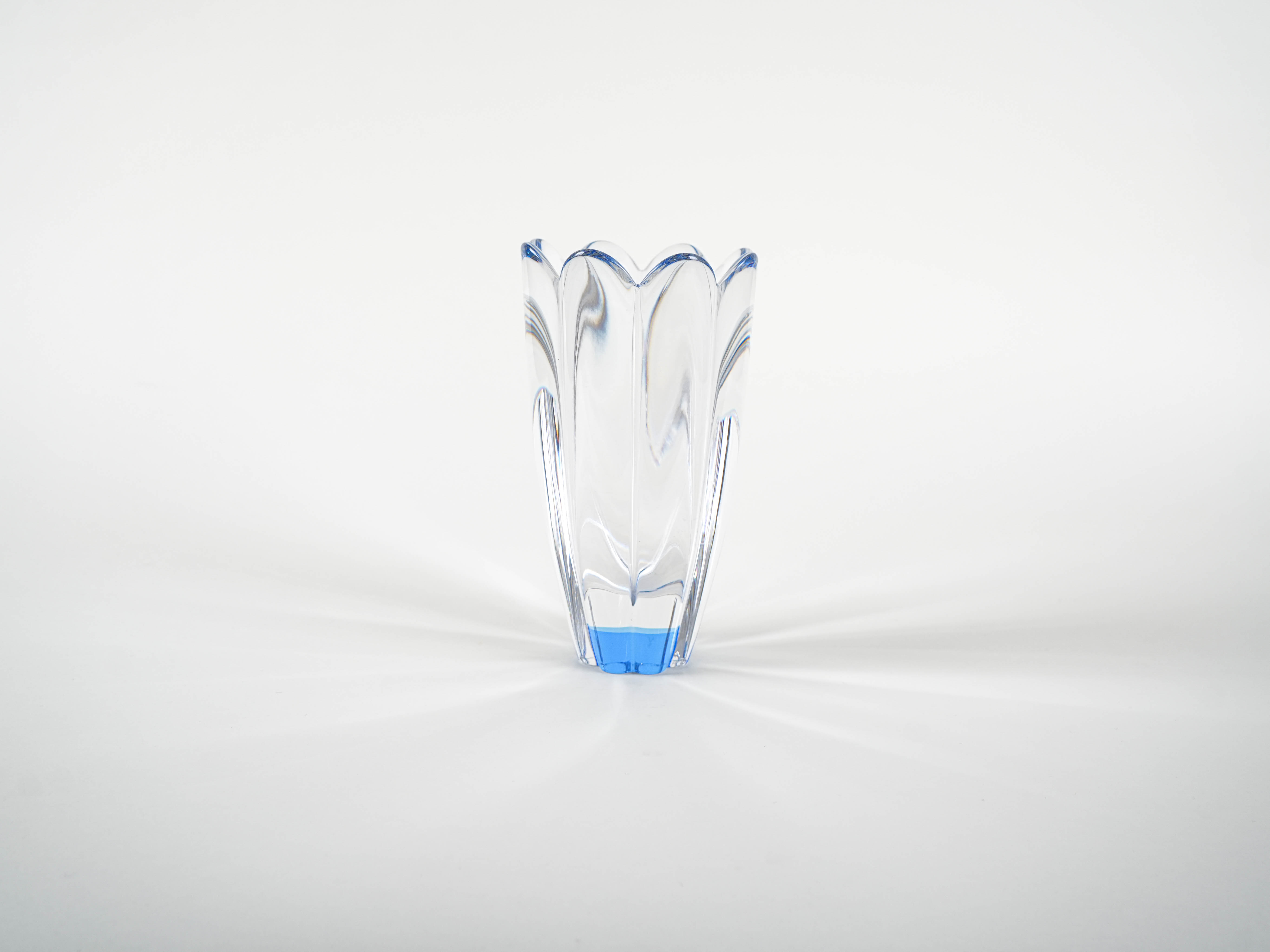 Mayflower glass vase 1960s Jan Johansson Orrefors