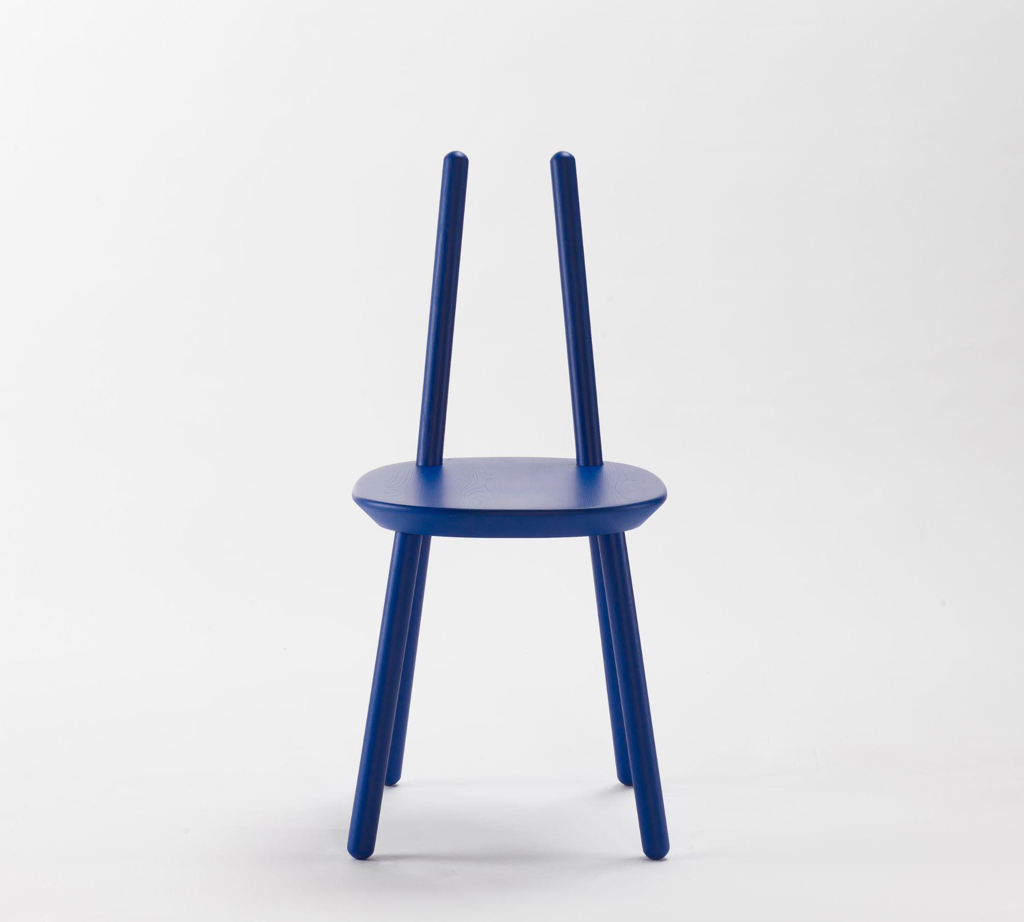 Naïve Stuhl Holz Blau