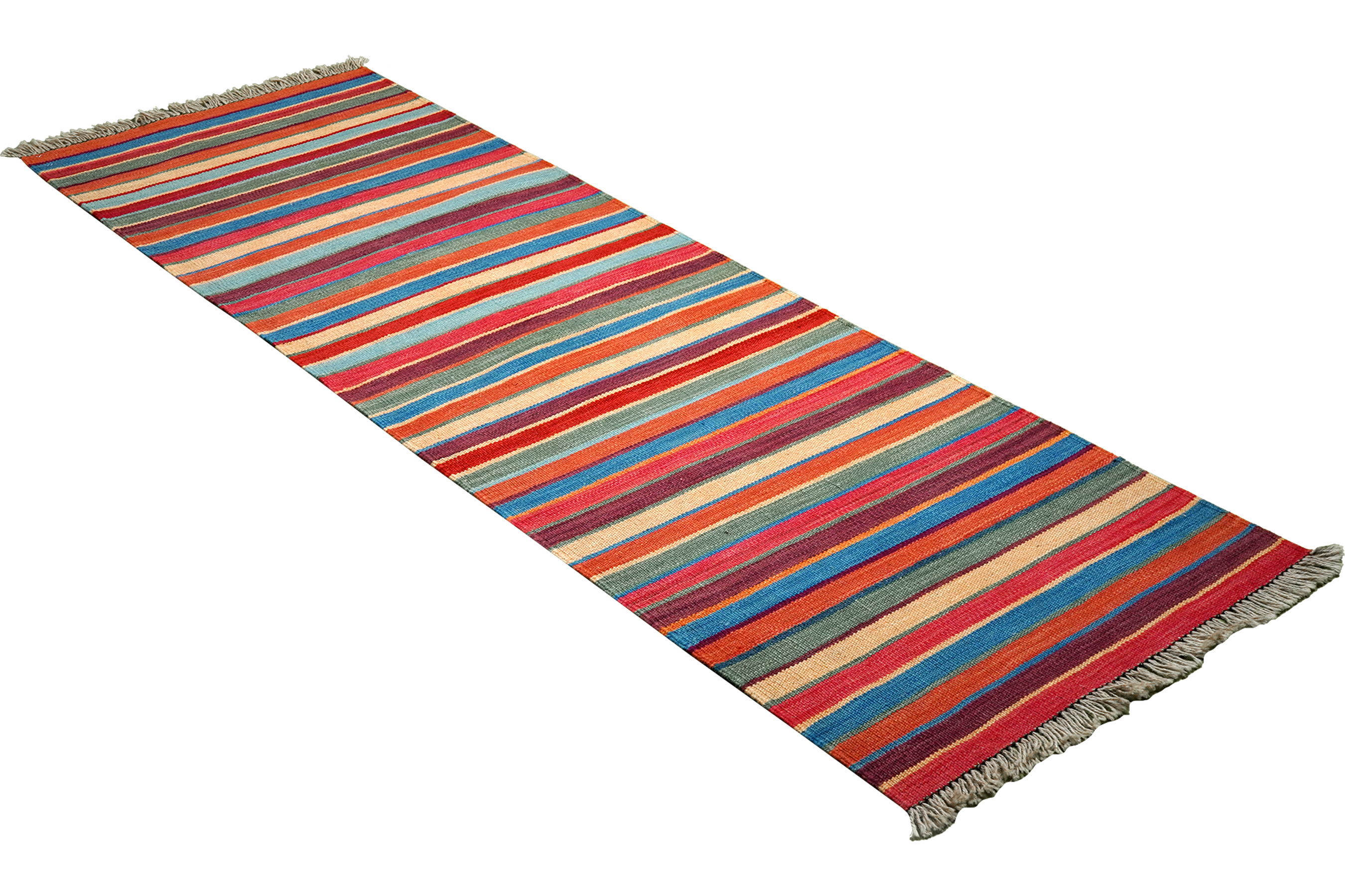 Kelim Gashgai Rug Wool Multicolored
