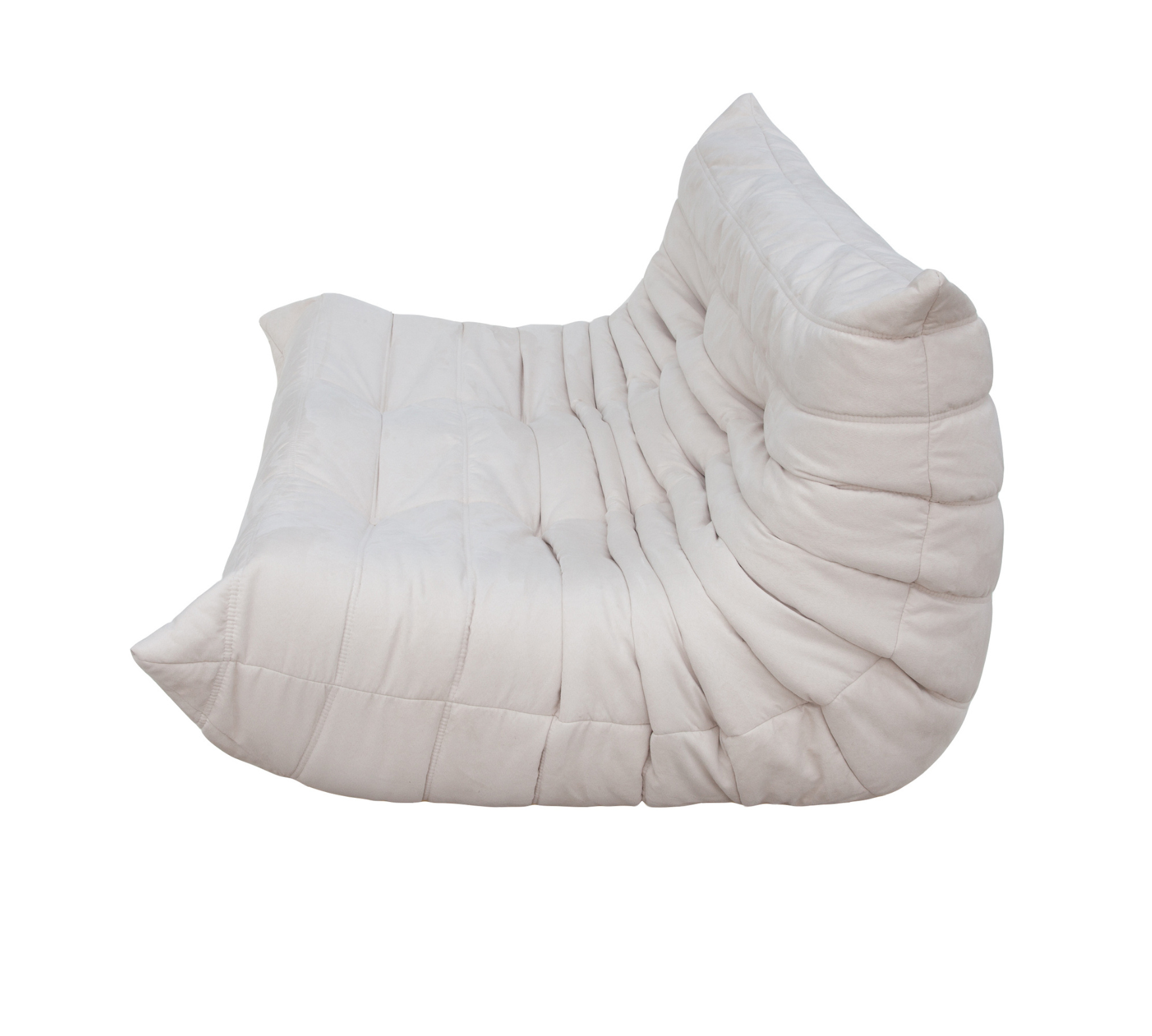 Togo Sofa 2-Sitzer Textil Off-White