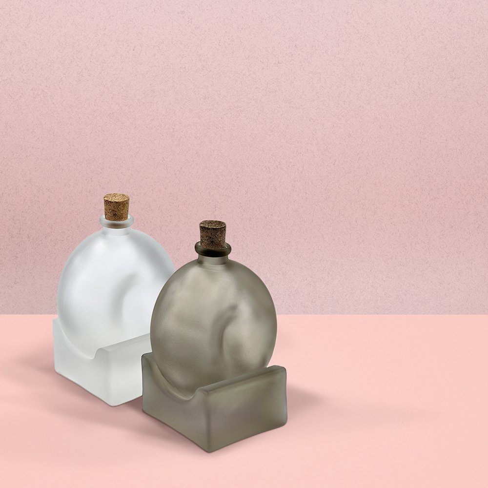 2x Nendo Salz- und Pfeffermörser Transparent