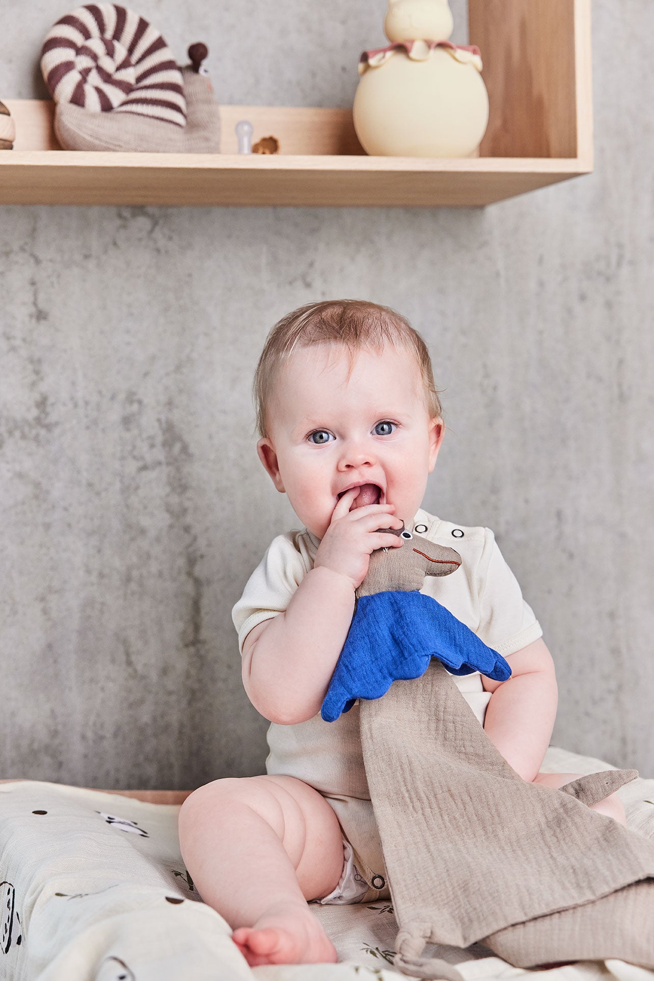 Hunsi Cane doudou cotone biologico marrone