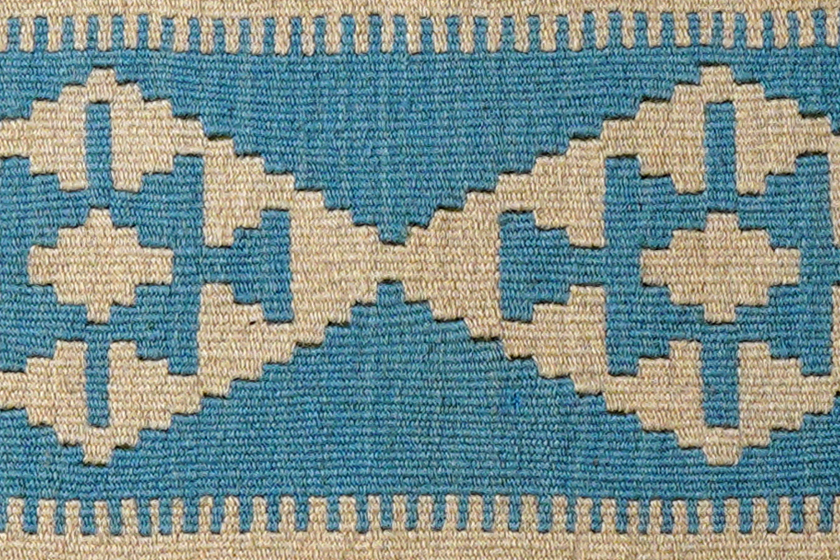 Kilim Gashgai Teppich Blau