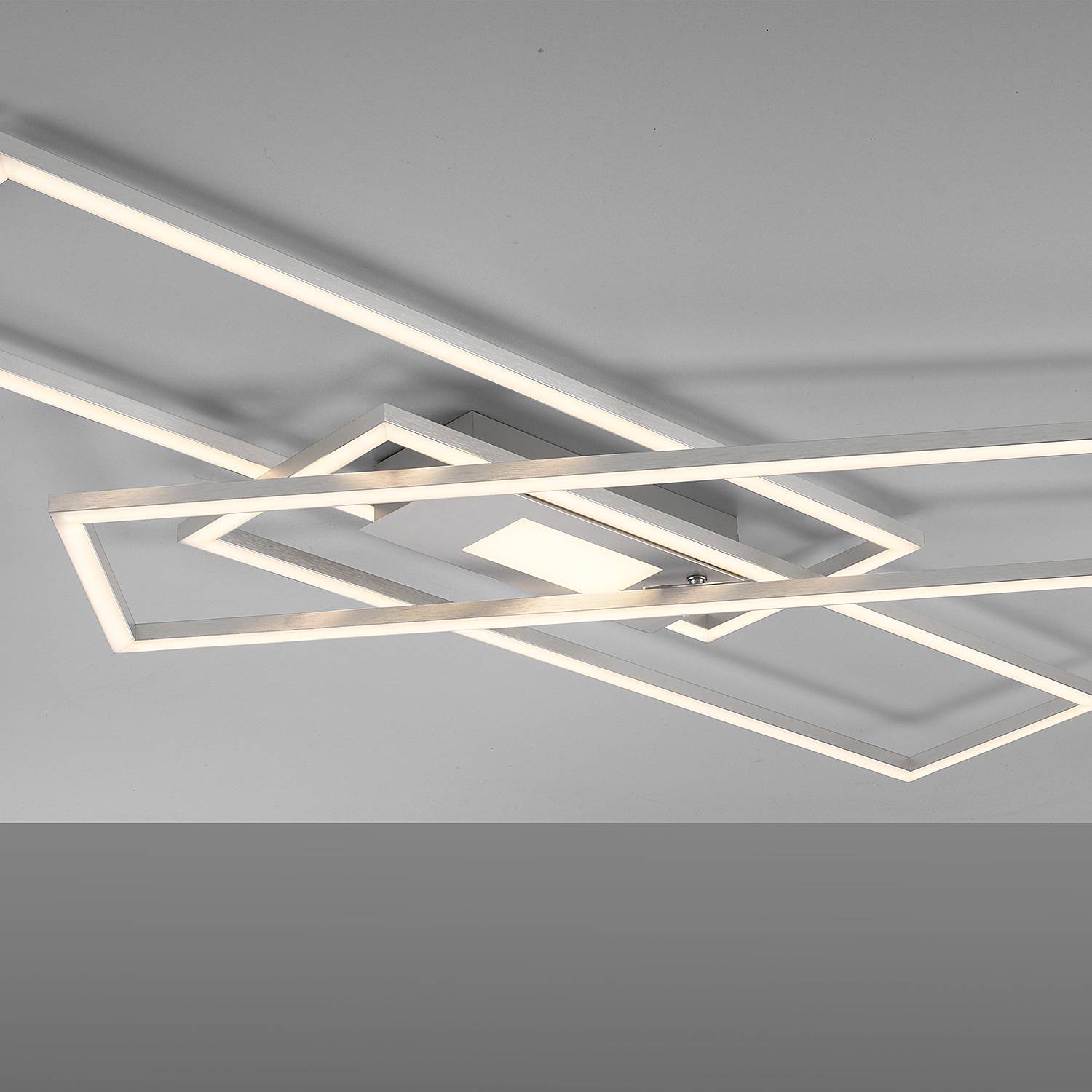 LED-Deckenleuchte Asmin Typ A Polycarbonat Aluminium