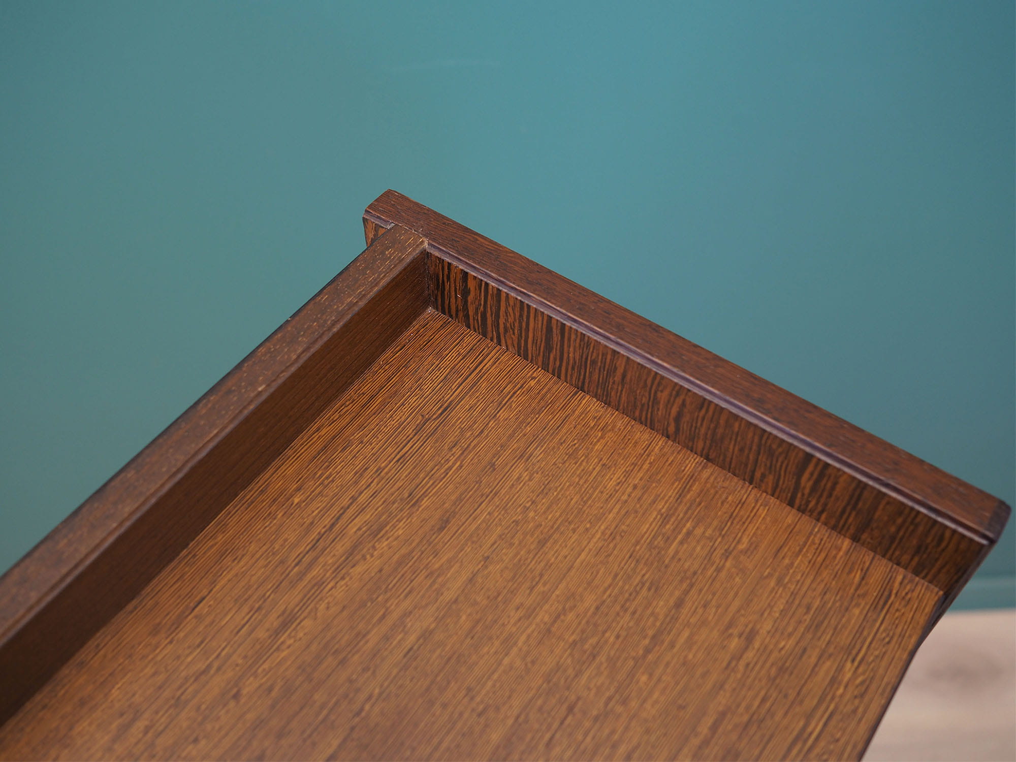 Vintage Bookshelf Oak Wood Brown 1970s