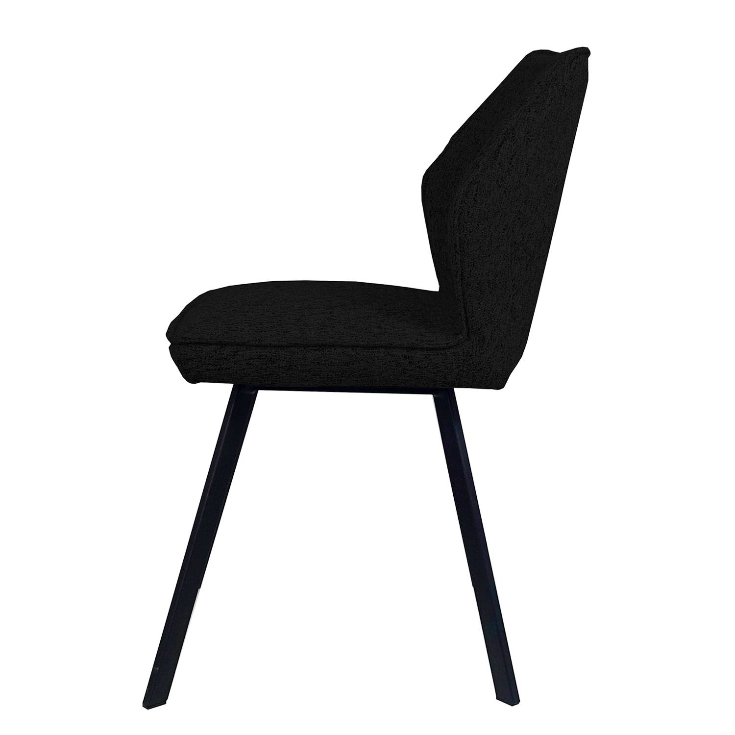 Dining chair Togay iron velvet black