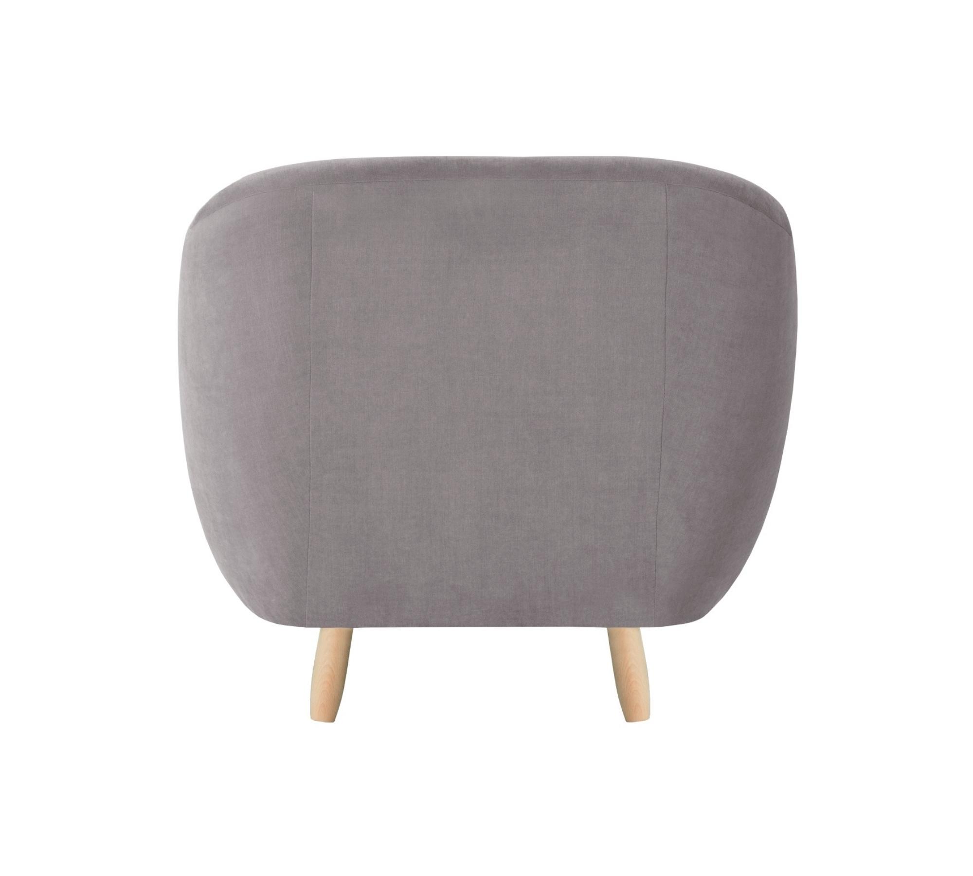 Sessel Vicky Baumwolle Taupe