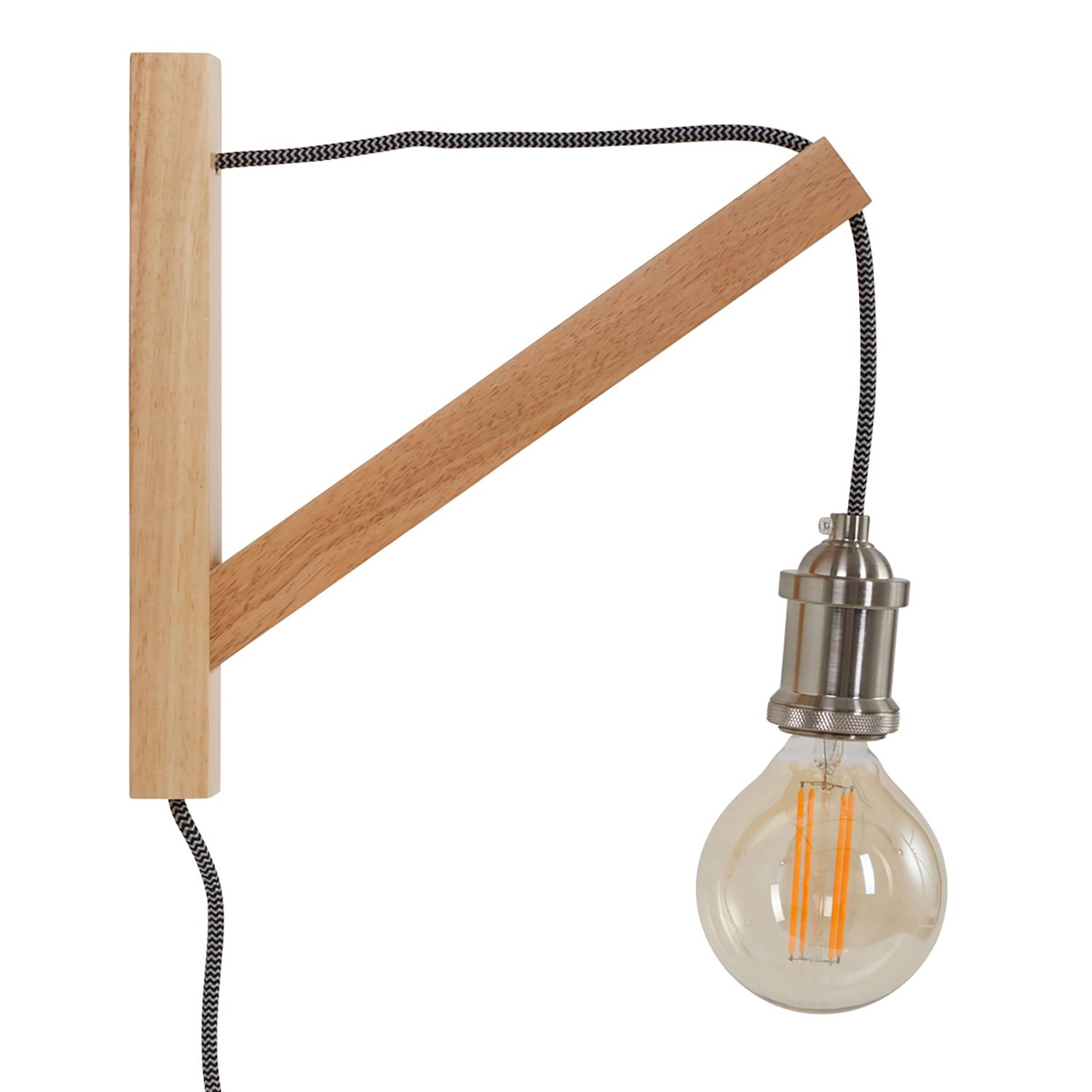 Mexlite VII Wandleuchte Buche 1-flammig