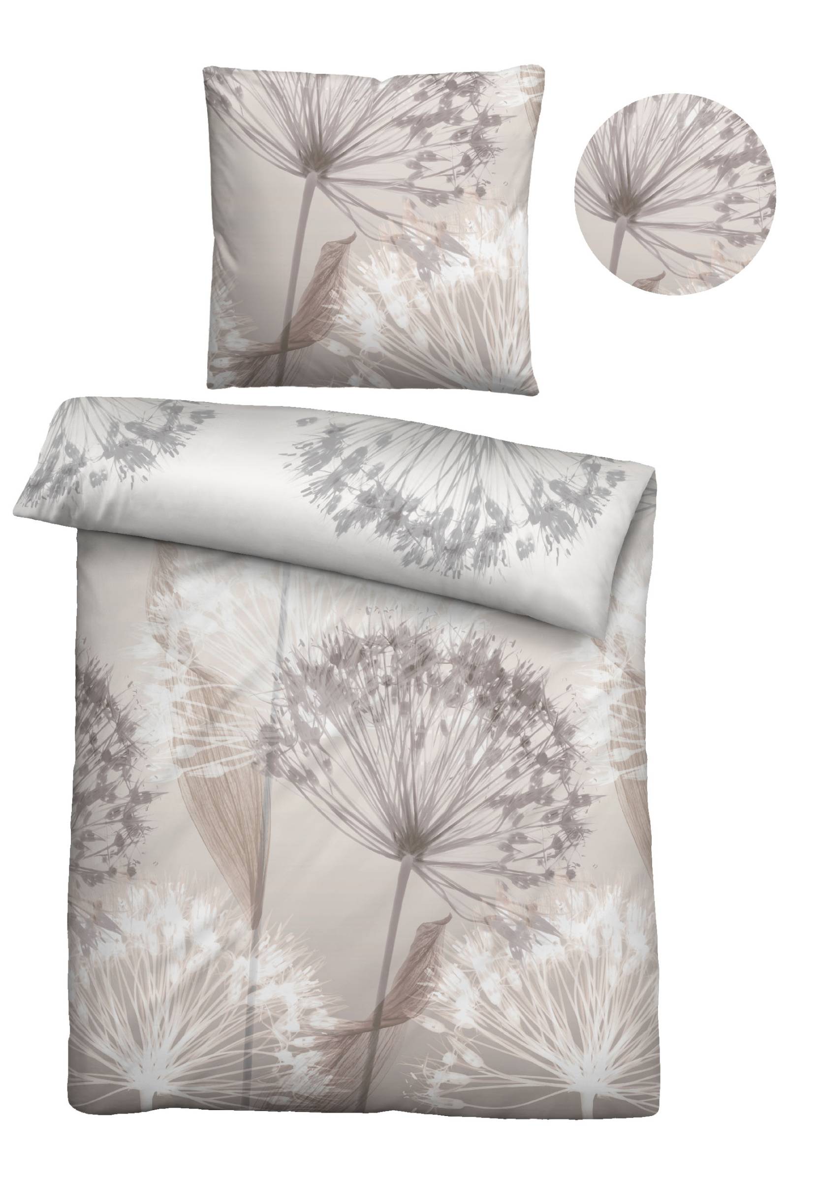 Faeda Bedding Satin Cotton 155x220cm Pillow 80x80cm