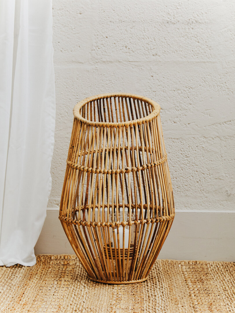 Mataram Laterne Rattan Natur