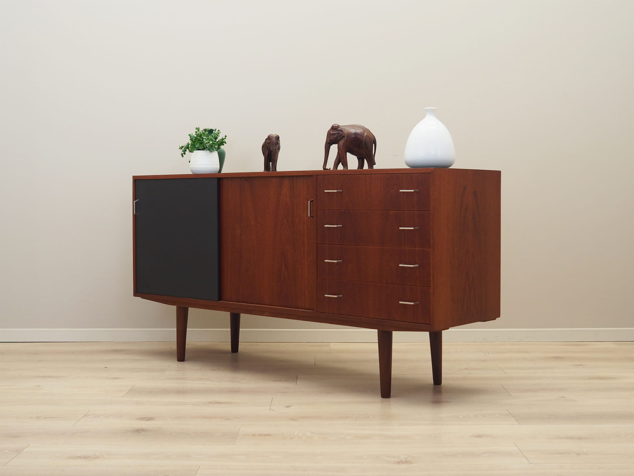 Vintage dresser teak brown 1960s