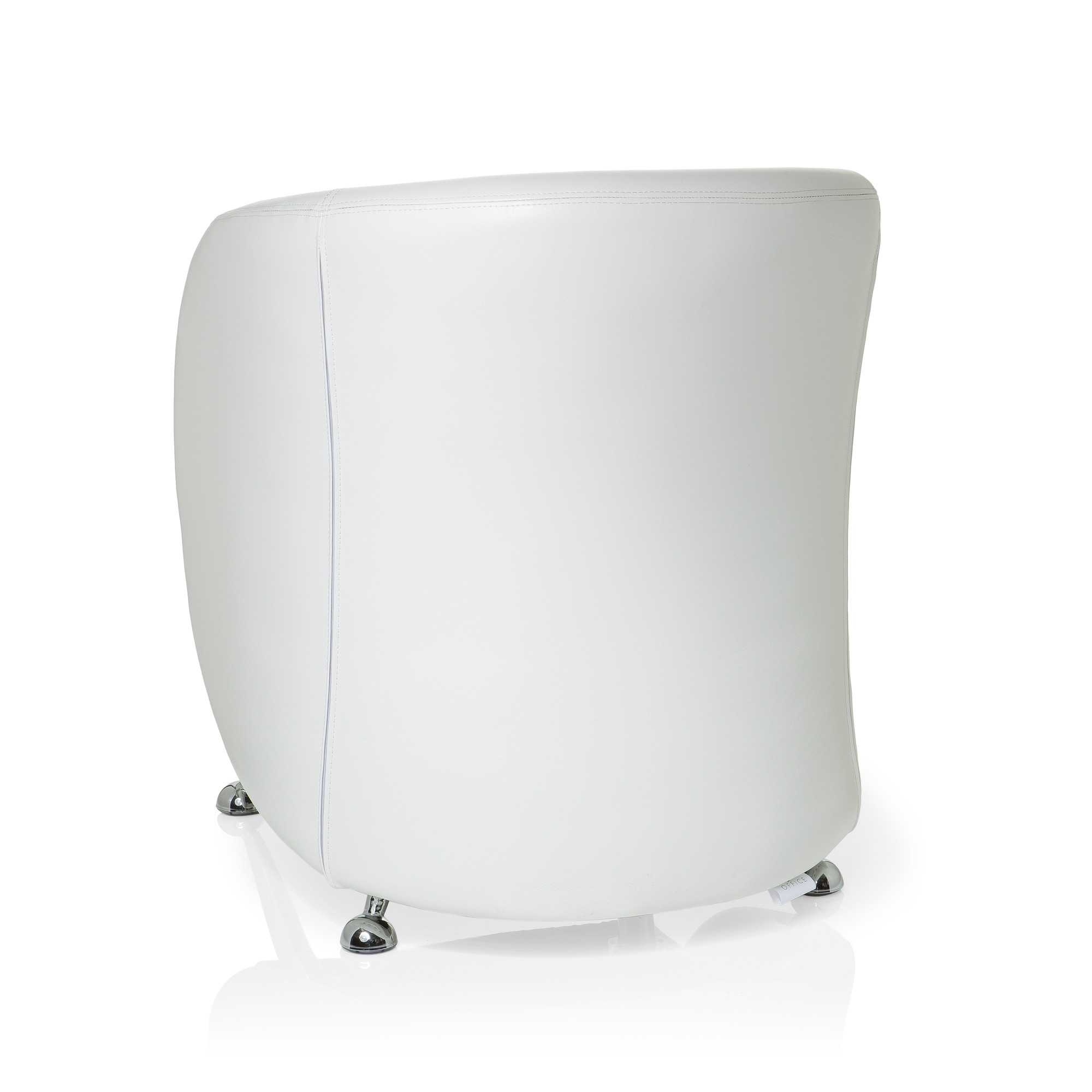 St. Lucia Office chair Faux leather White