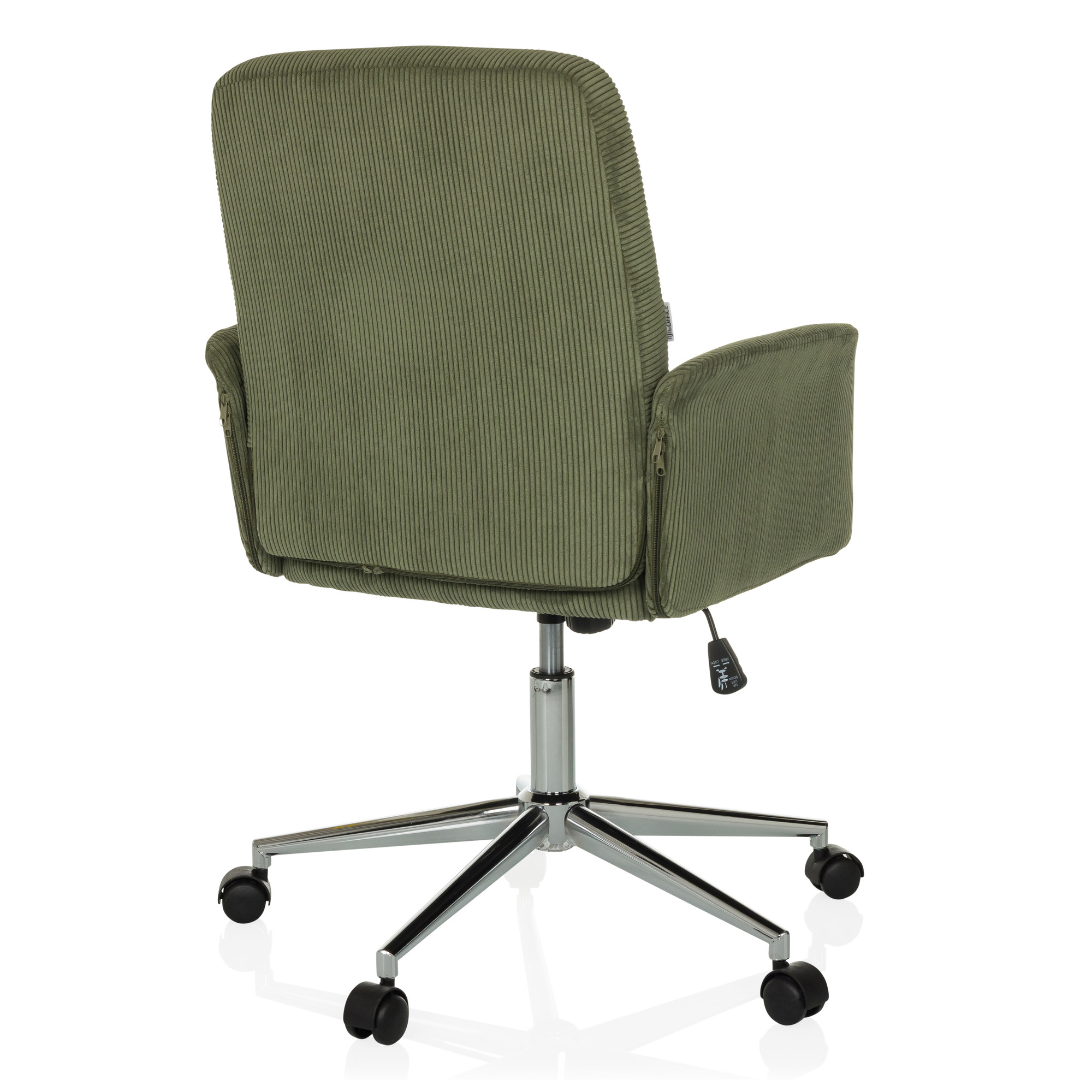 SOLAO CORD Office chair Swivel Cord-look Dark green