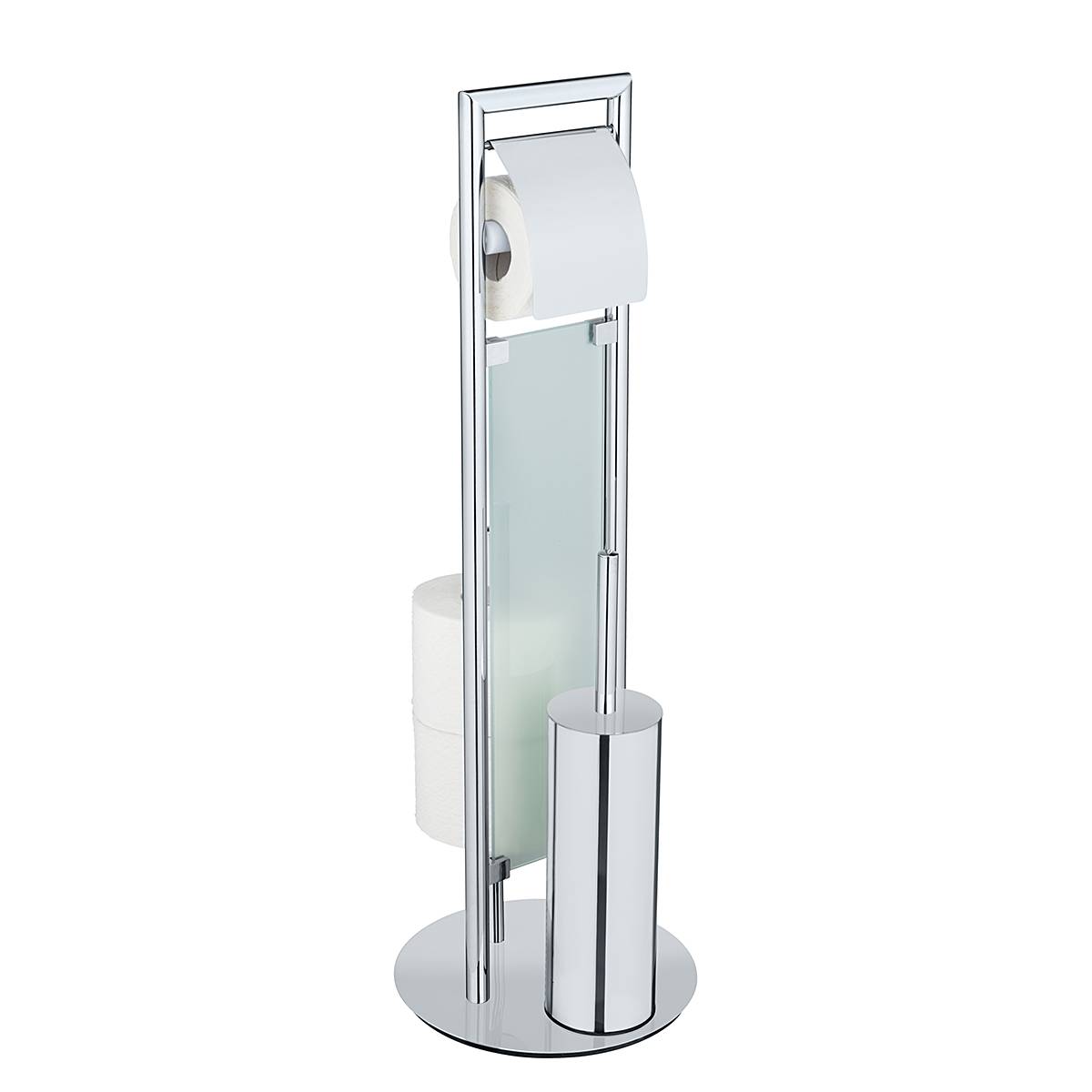 WC-Garnitur Sulmona Edelstahl Silber