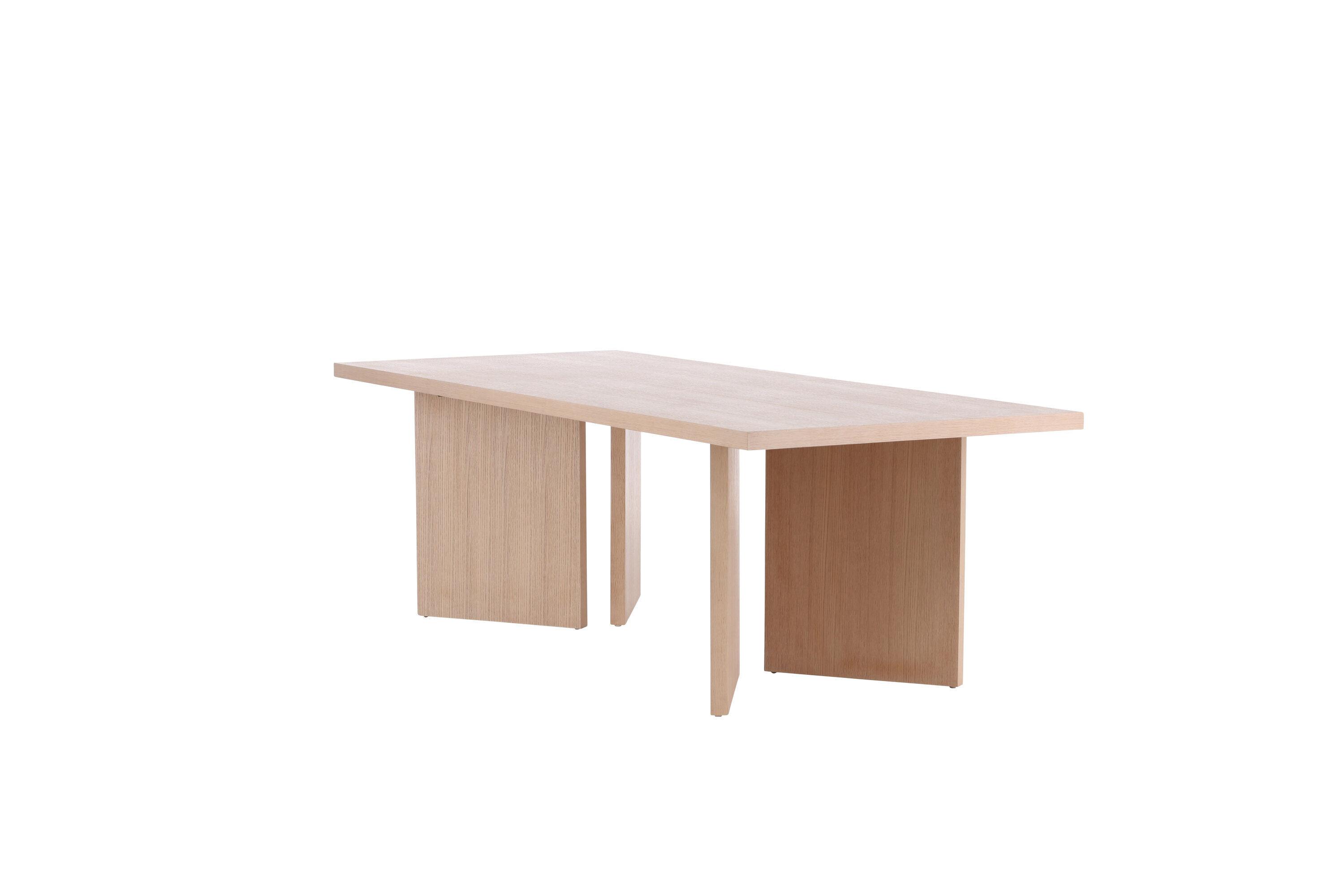 Bassholmen Dining table Whitewash Wood