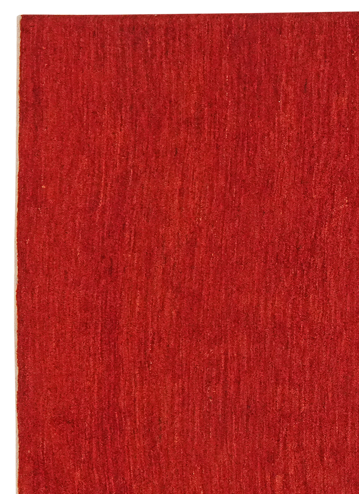 Rizbaf Gabbeh Teppich Wolle Rot