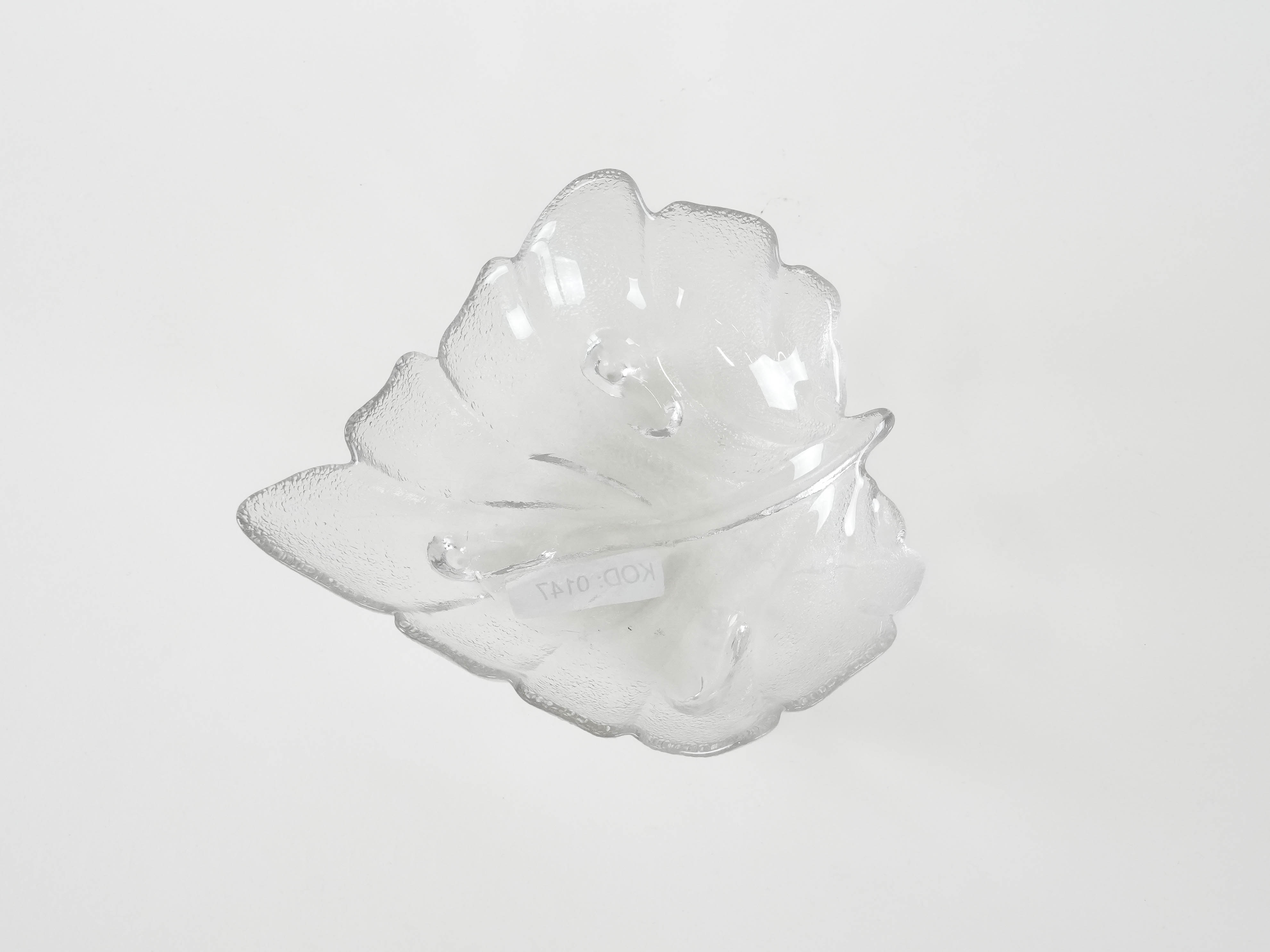 Glasschale Transparent 1970er Jahre