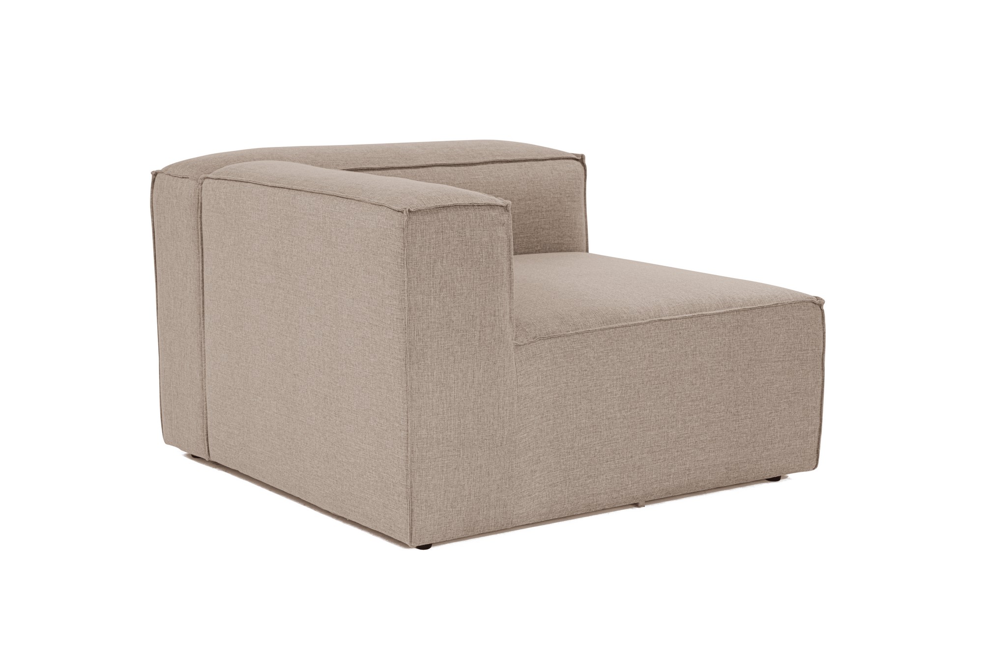 Modulsofa Rechts 1-Sitzer  Braun