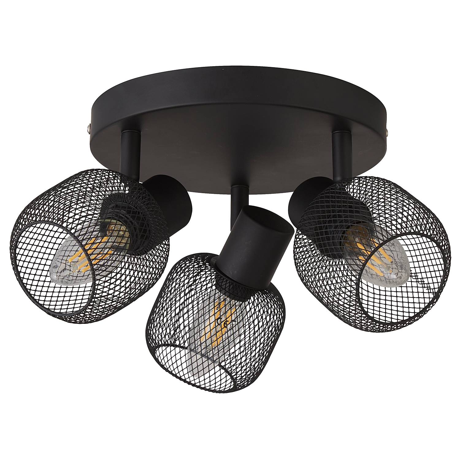 Deckenleuchte Mesh Schwarz