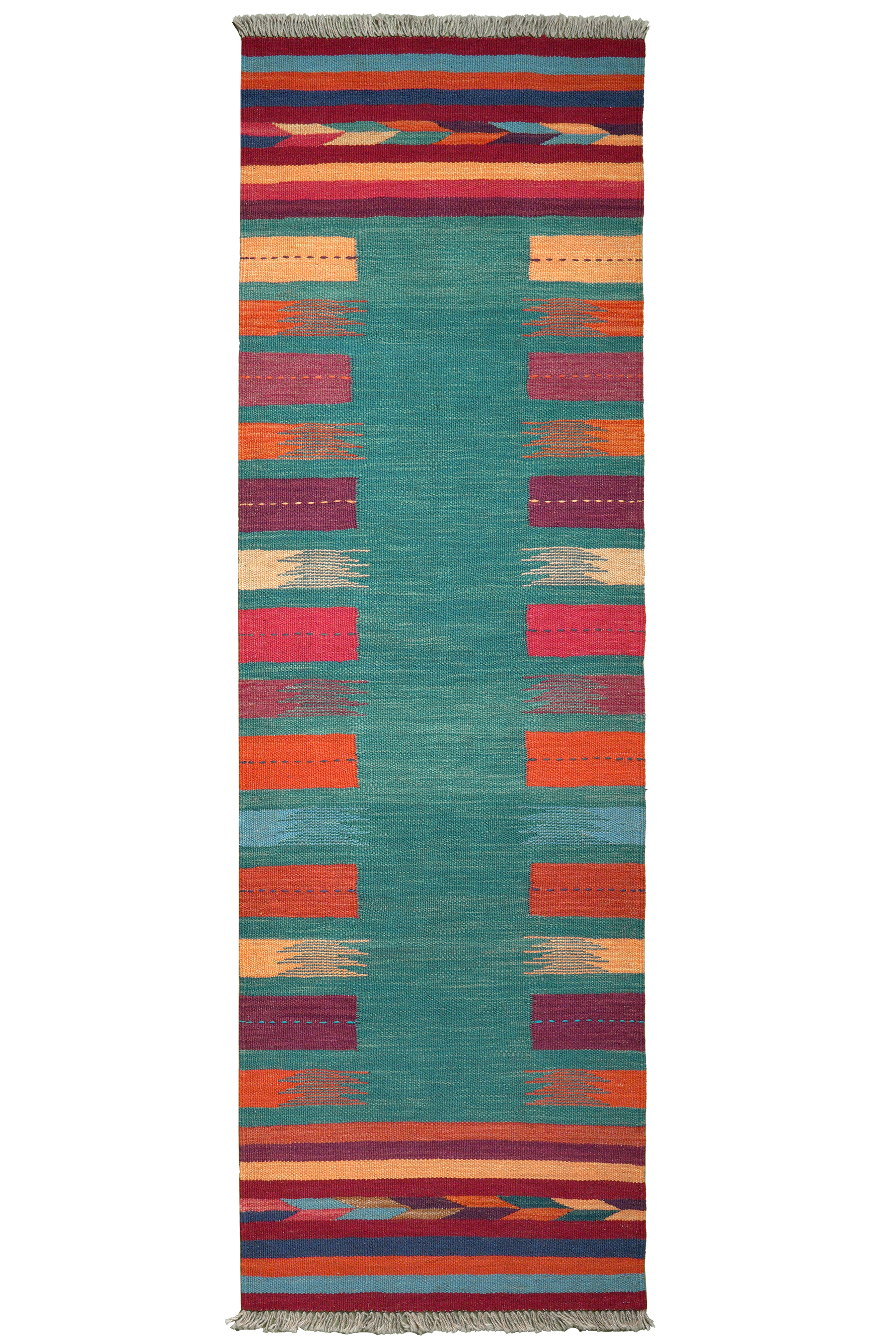 Kilim Gashgai Teppich Mehrfarbig