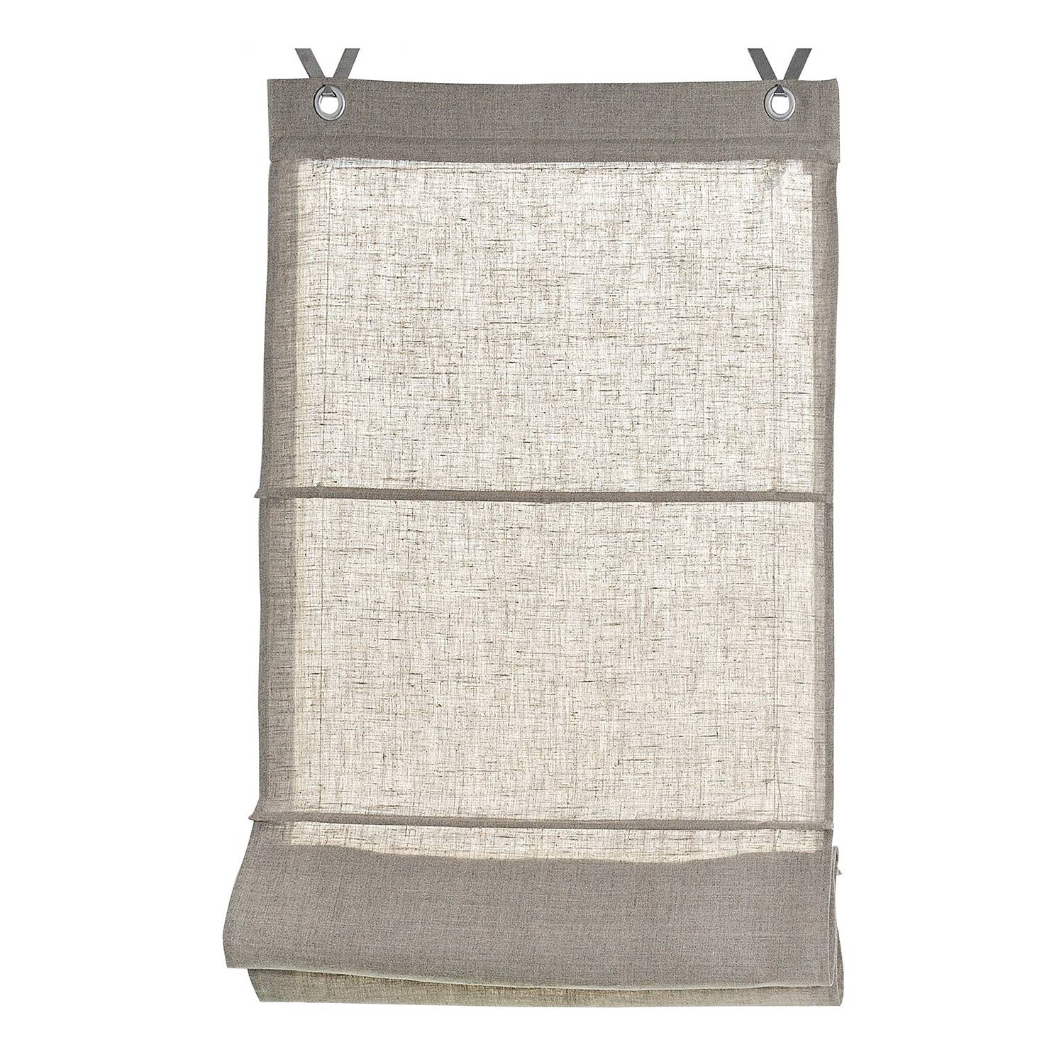 Raffrollo Metis I Leinen Beige 80 x 140 cm