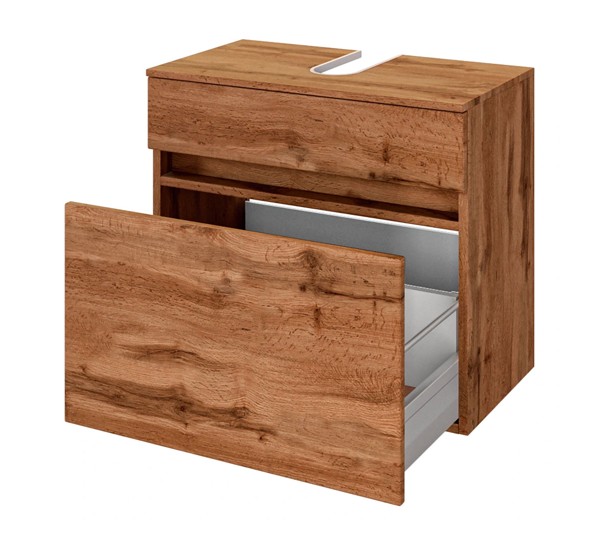 Waschbeckenunterschrank Dekor Wotaneiche