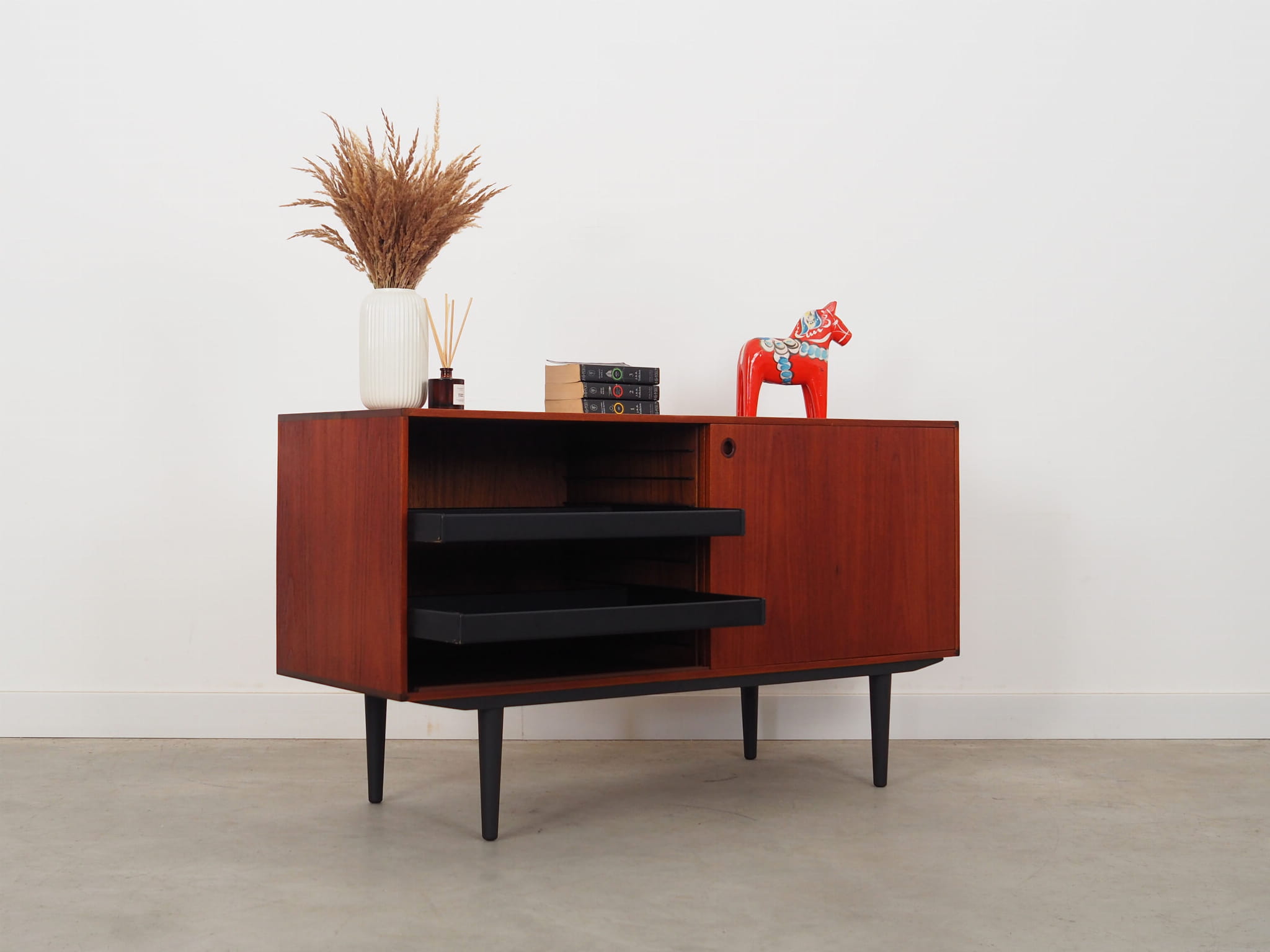Vintage cabinet teak brown 1960s