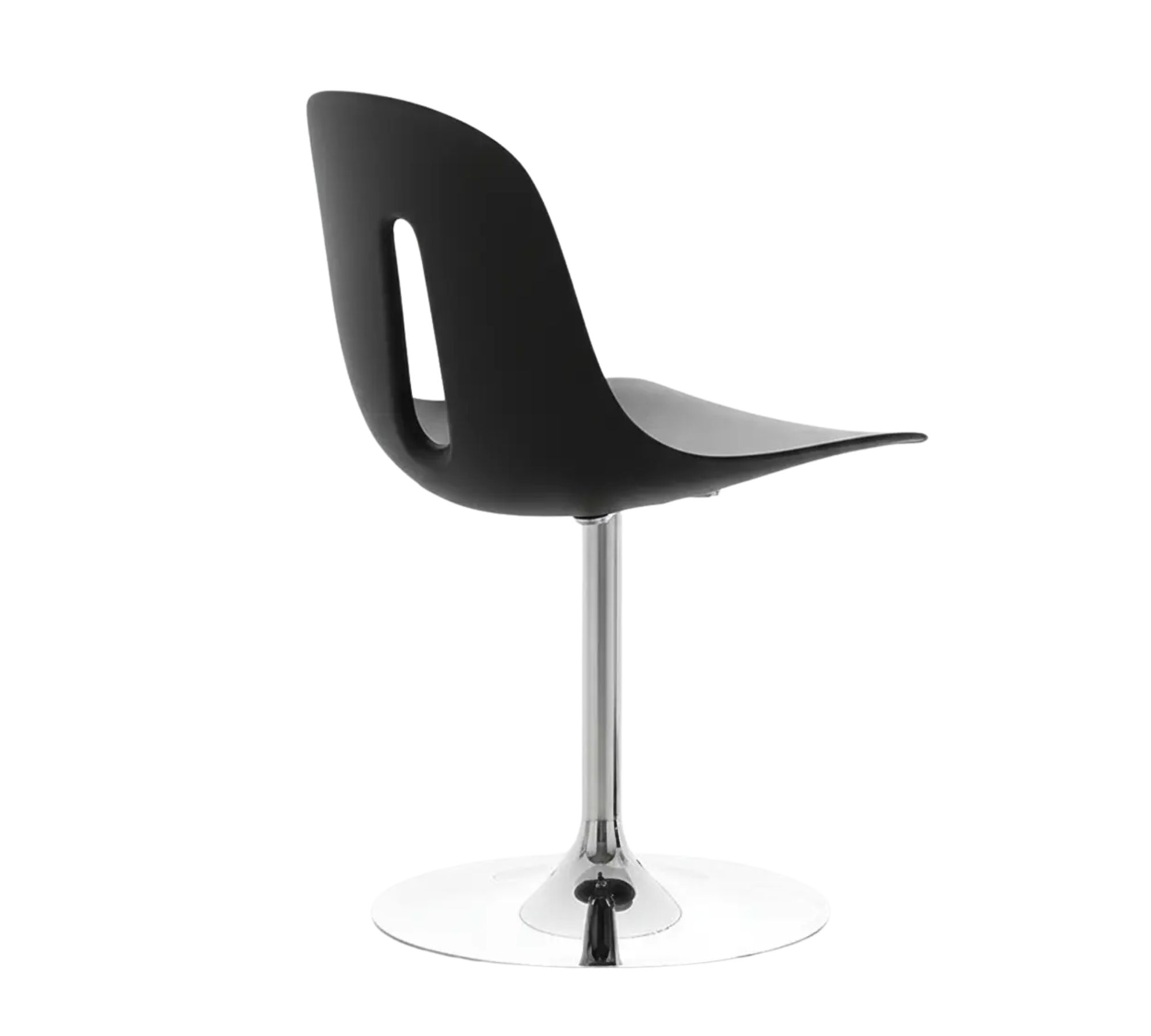 GOTHAM/T Swivel chair Polyurethane Metal Black