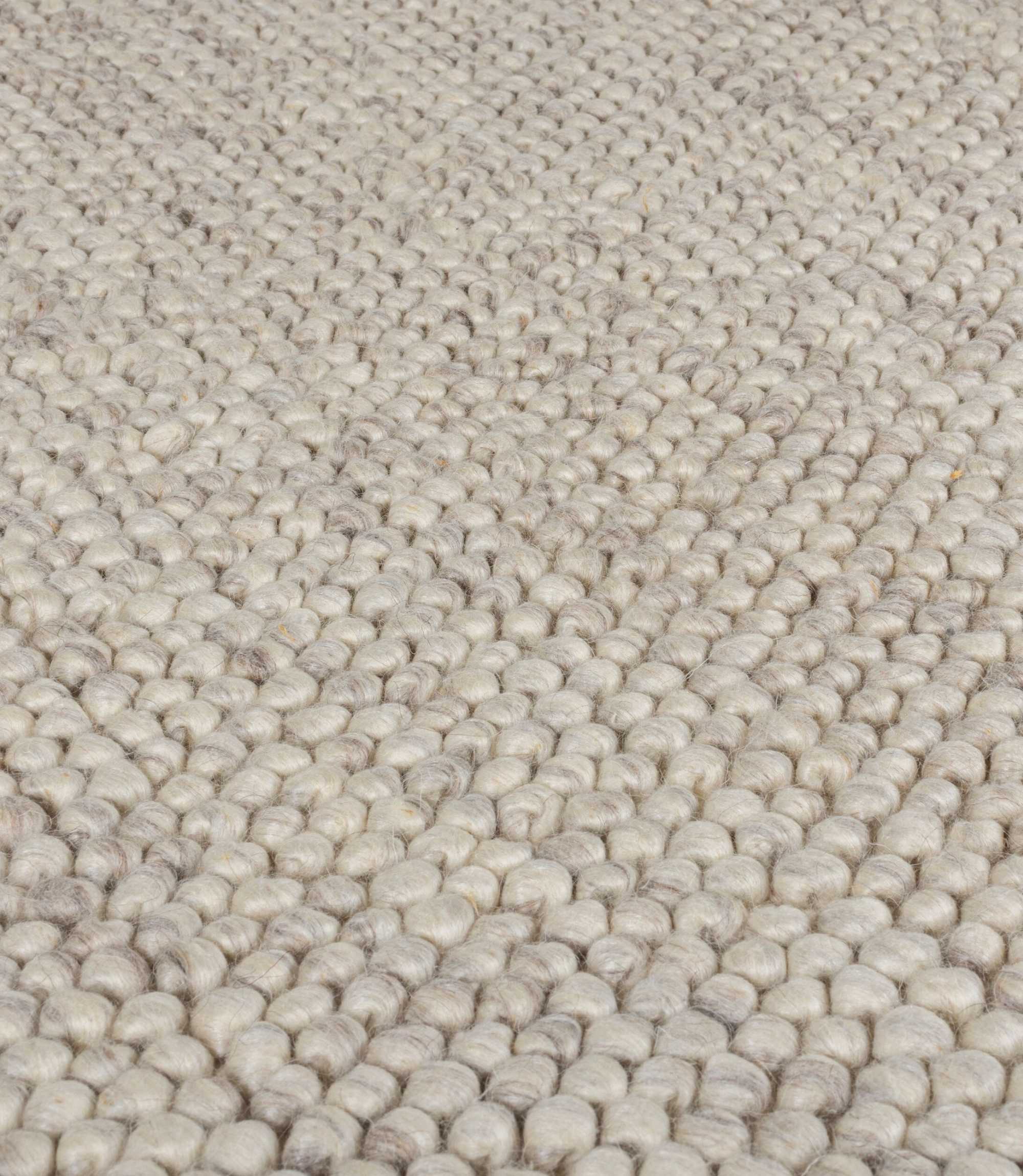 Wollmischteppich Minerals Hellgrau 160 x 230 cm