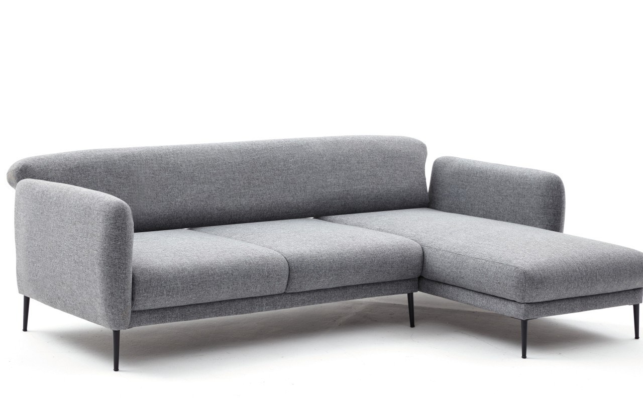 Venus Sofa Récamiere Rechts Grau