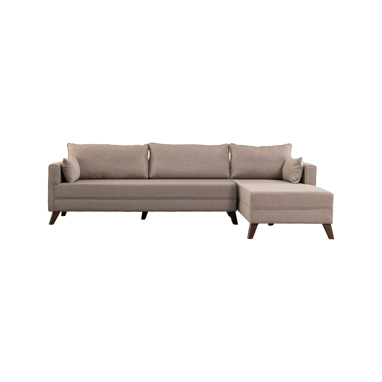 Bella Sofa Récamiere Rechts Creme