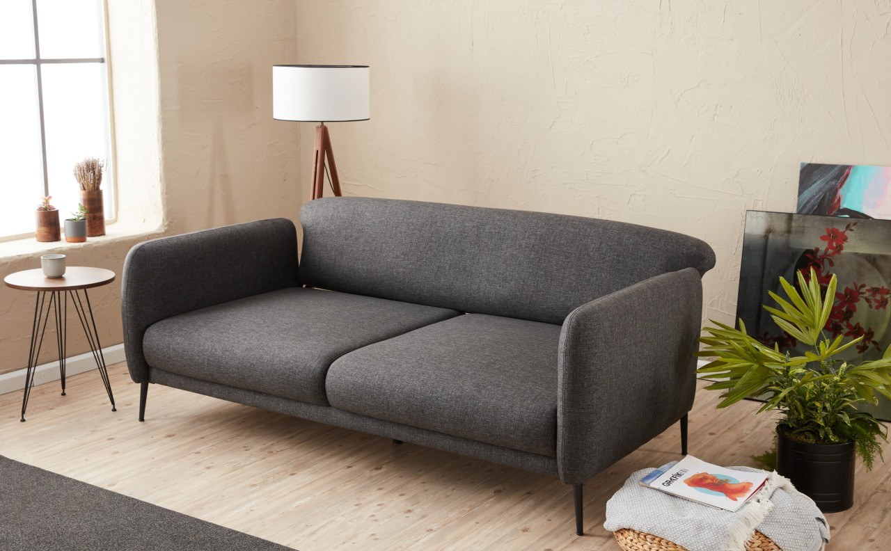 Venedik Sofa 3-Sitzer Anthrazit