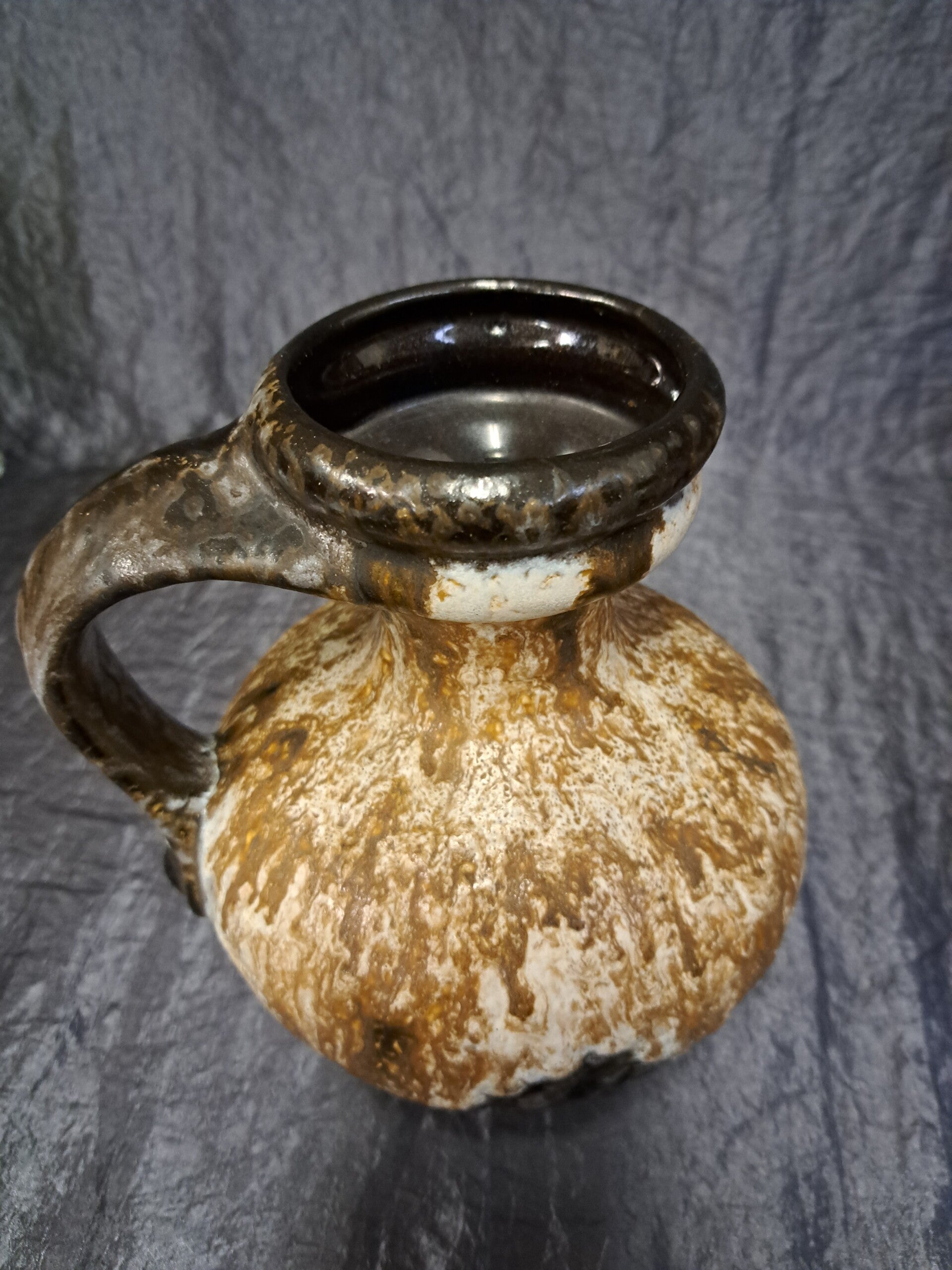 Vintage Vase Keramik Mehrfarbig