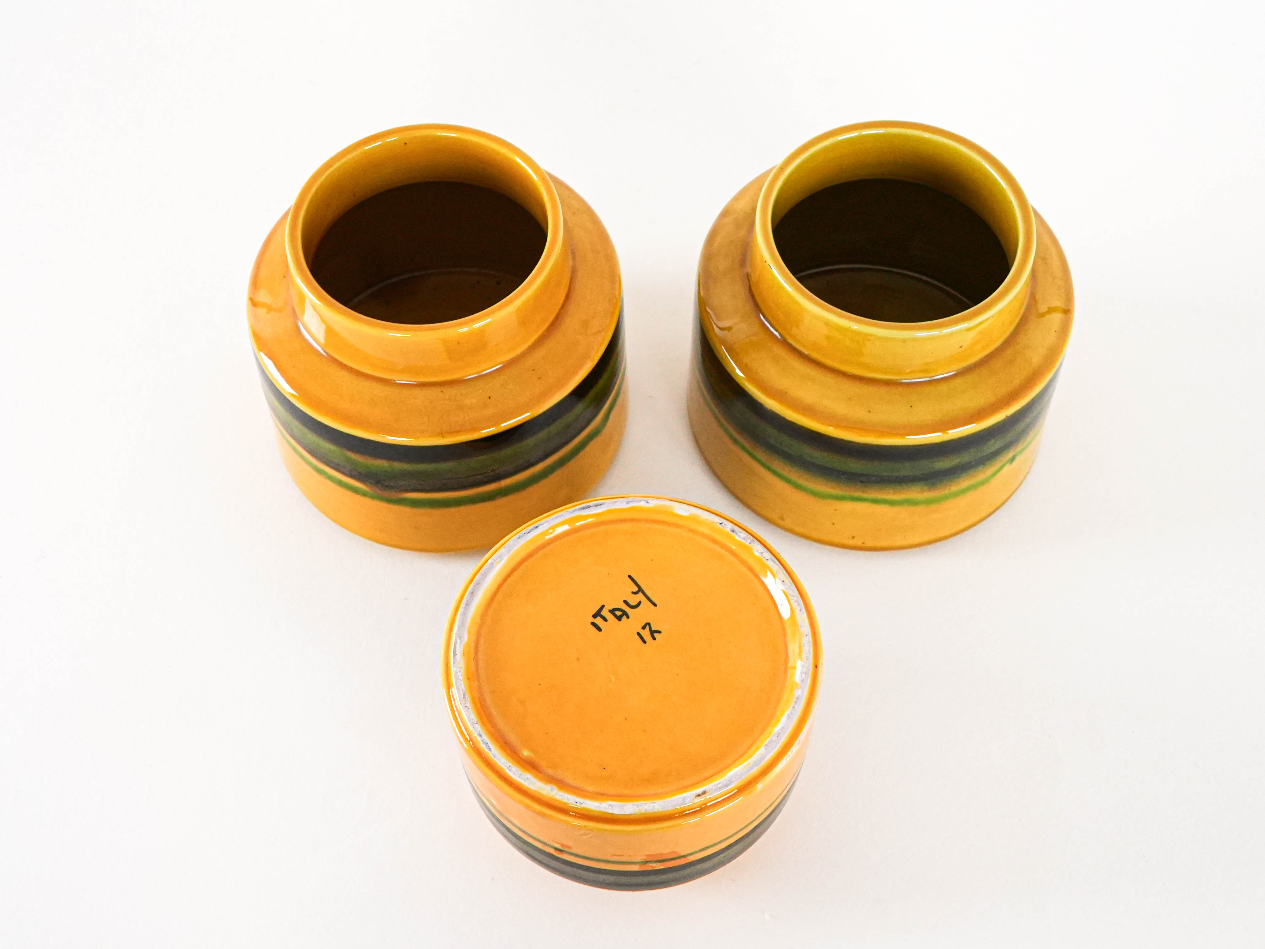 Ceramic Vases Set 3-piece Yellow