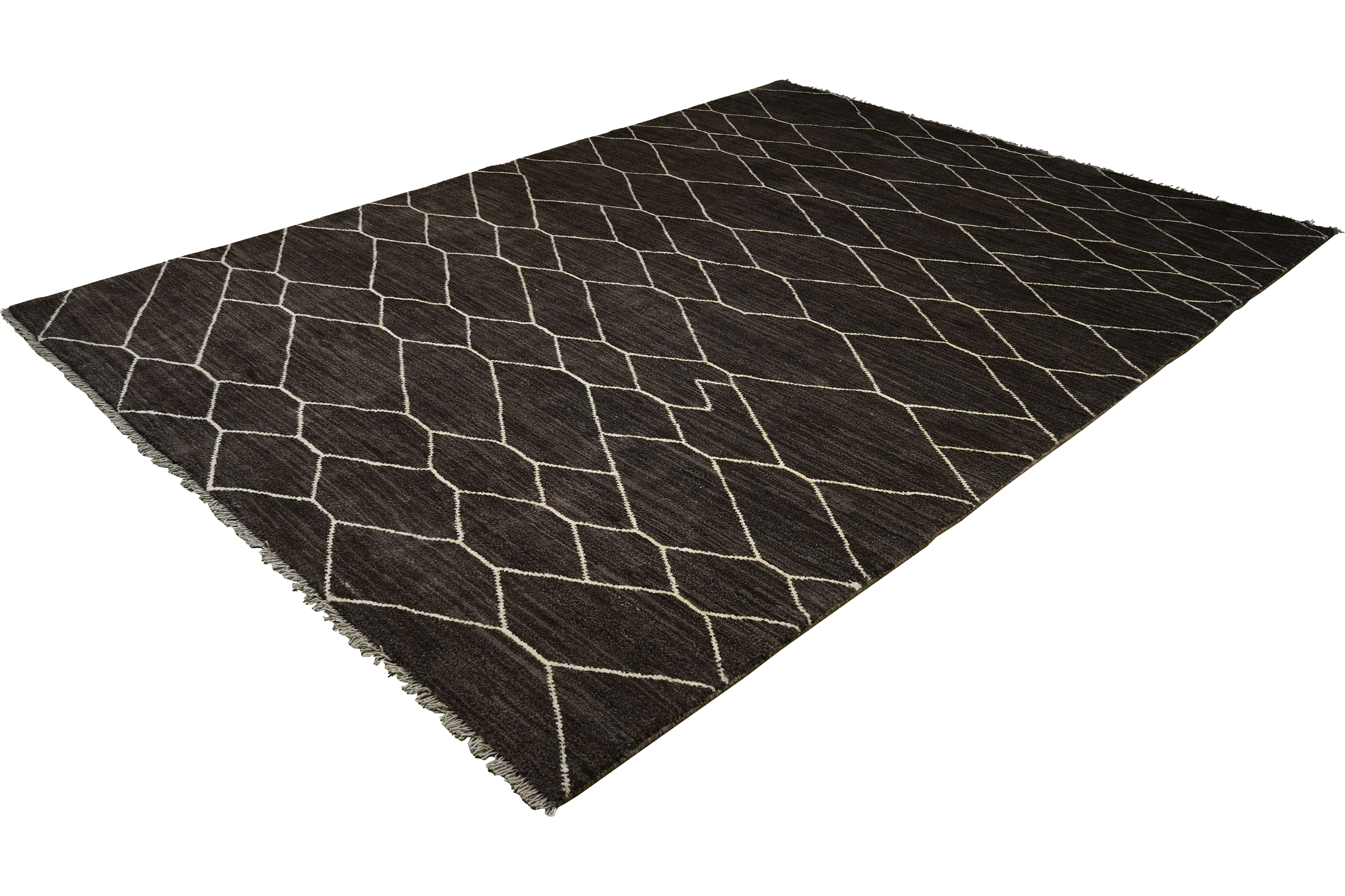 Gabbeh Basi Rug Wool Black