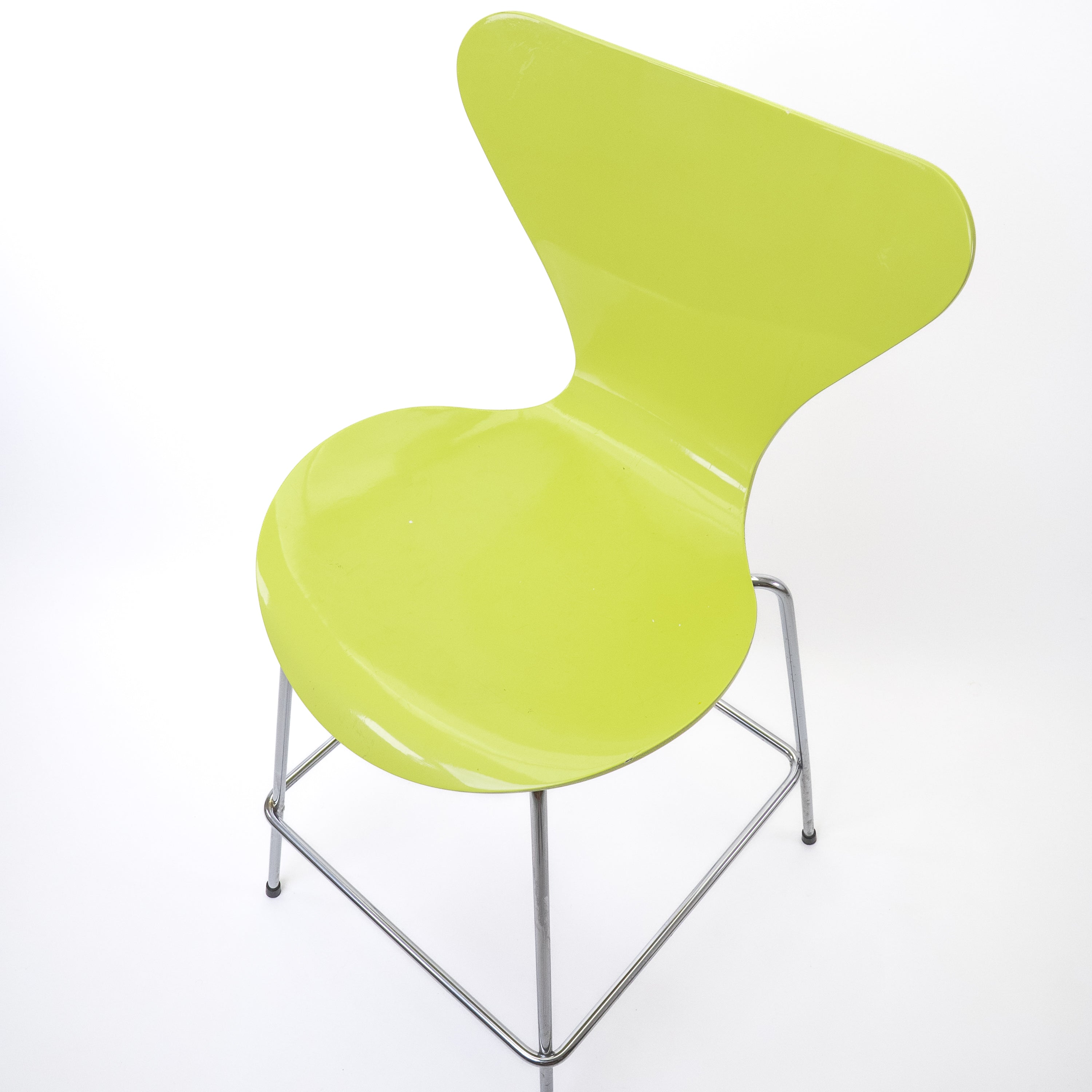 Serie 7 Barhocker Chrom Grün