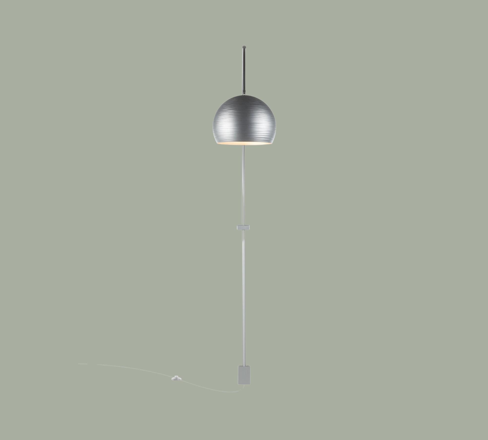Wandleuchte Bogen Aluminium