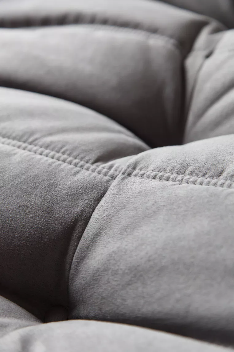 Togo Ottoman Textile Grey