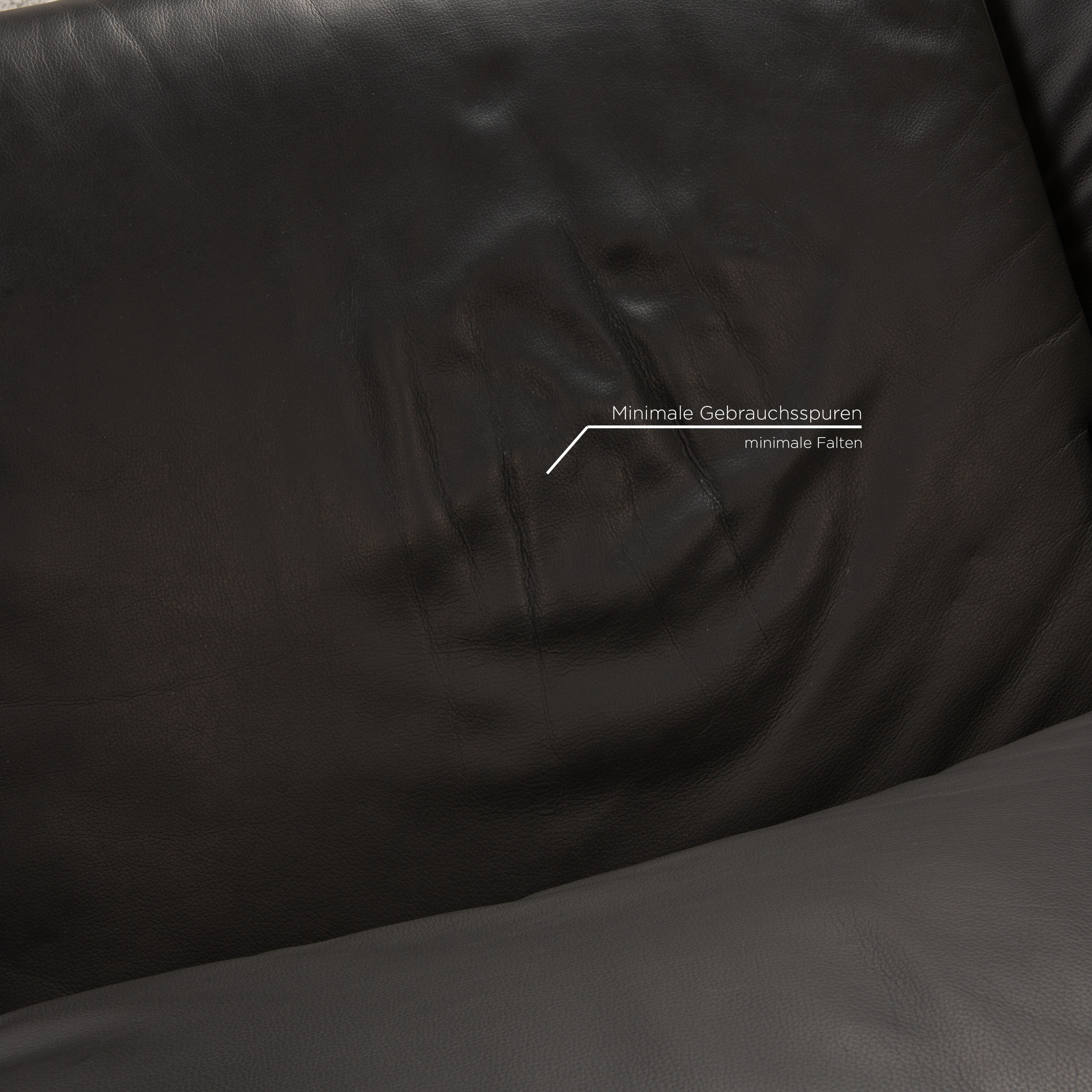 Evento Sofa 2-Sitzer mit Funktion Leder Anthrazit